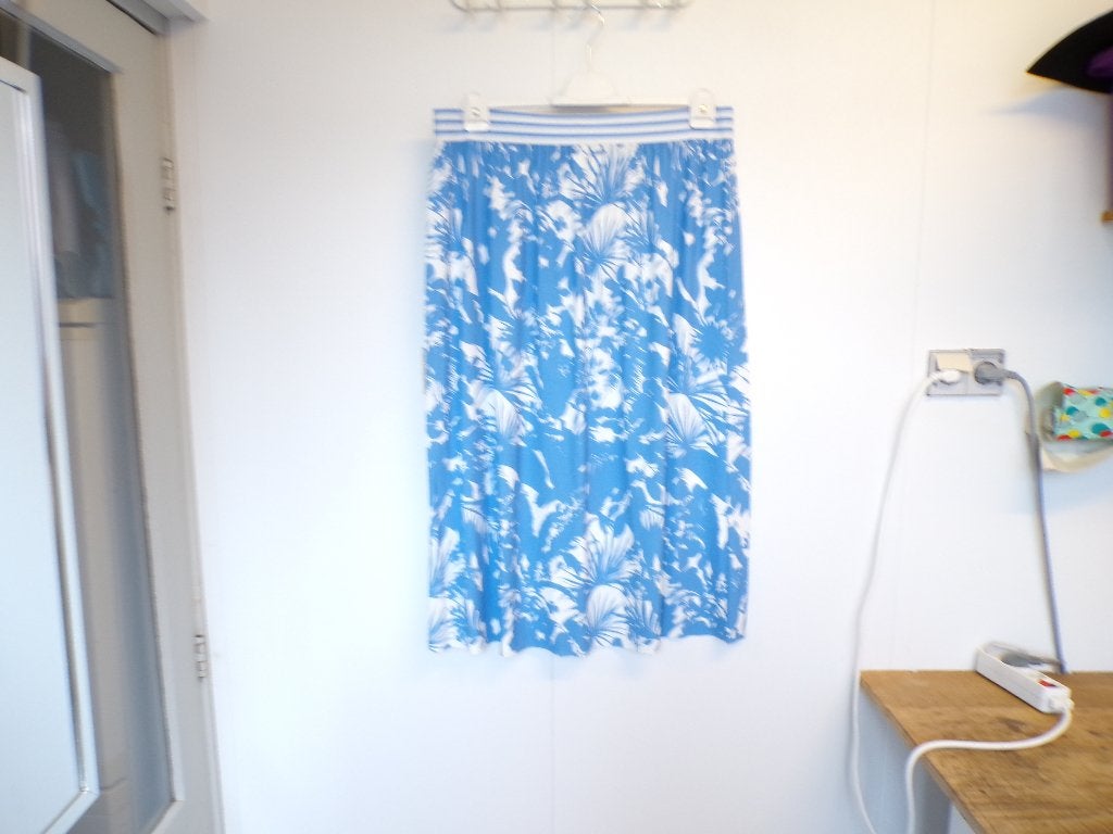 Mooie blauw/witte rok Frapp elast/taille maat 46 nieuw!, Kleding | Dames, Frapp, Meerkleurig, Rok, Nieuw