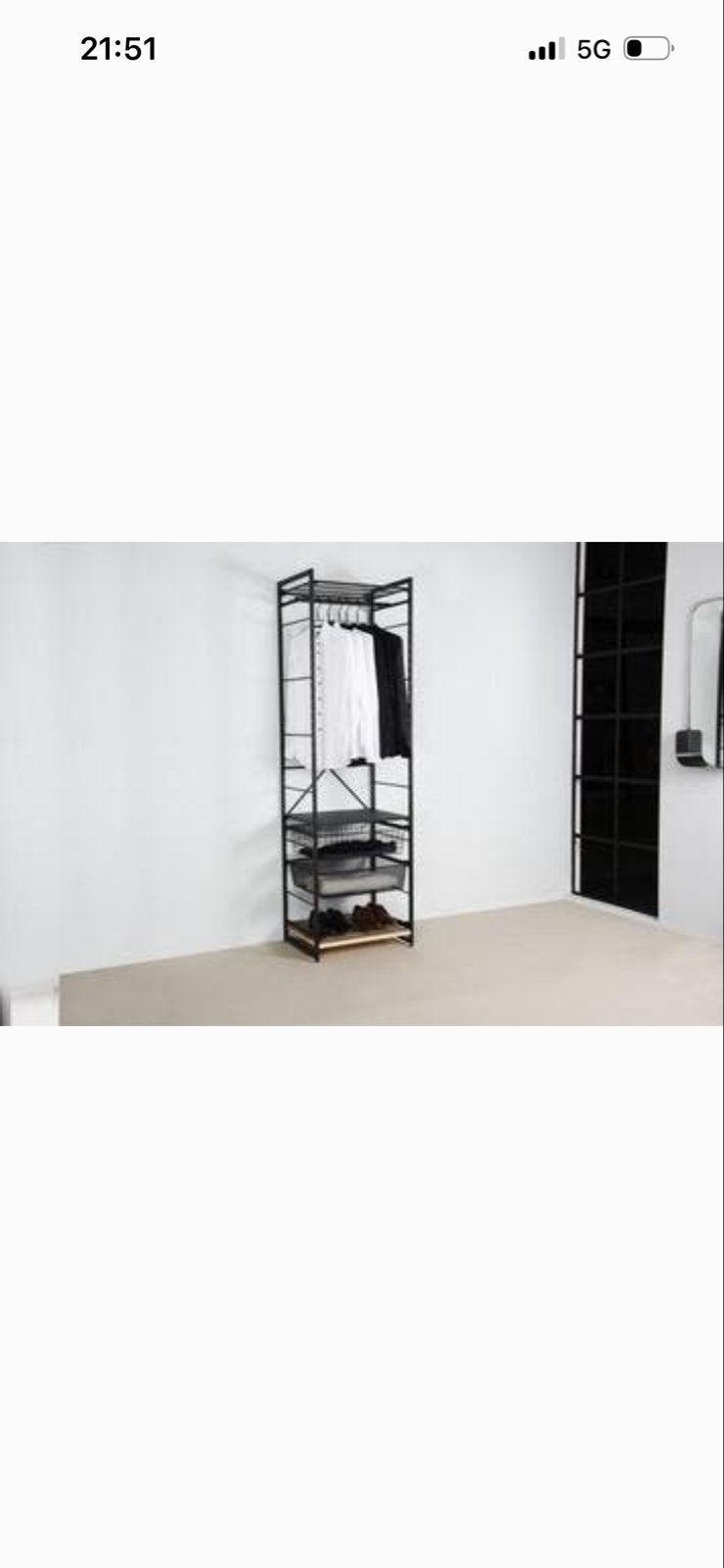 Duraline opbergsysteem 2 meter hoog - zo goed als nieuw, Huis en Inrichting, Kasten | Kledingkasten, Ophalen, Met plank(en), 200 cm of meer