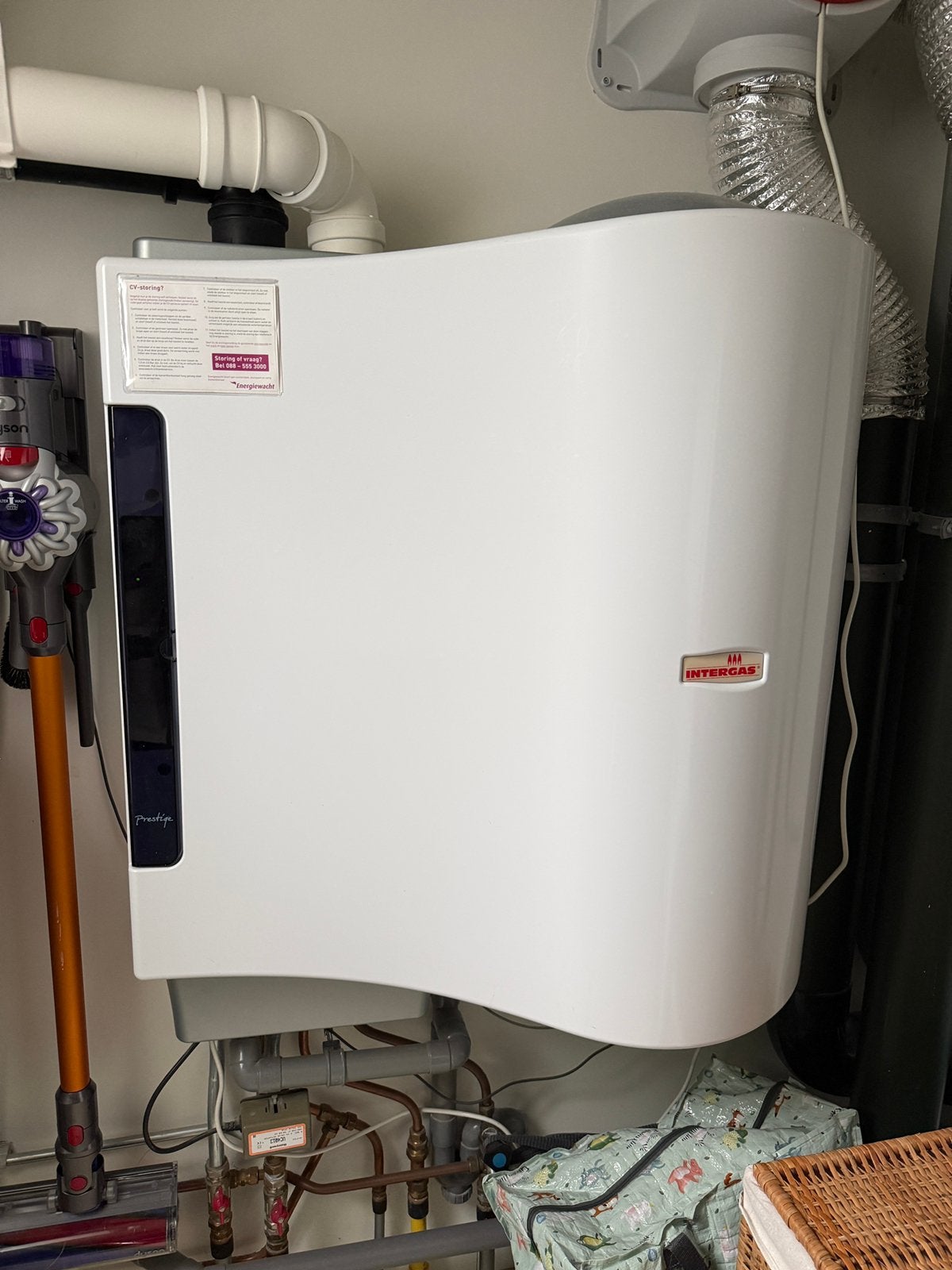 Intergas HR combiketel Prestige A CW6 (bouwjaar 2017), Doe-het-zelf en Verbouw, Verwarming en Radiatoren, Gebruikt, Cv-ketel of Combi-ketel
