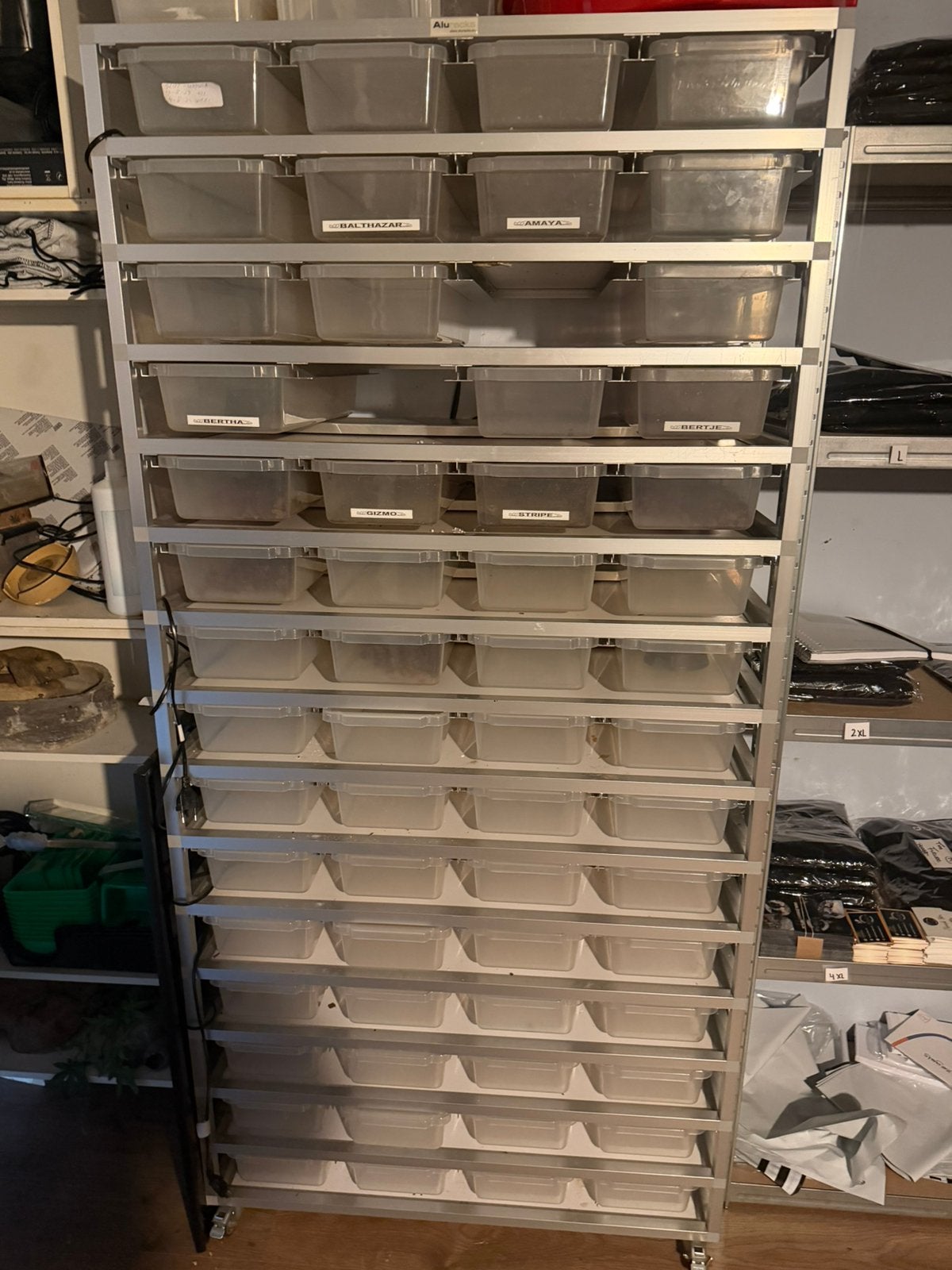 Slangen rack en diverse te koop, Ophalen, Gebruikt, Overige typen
