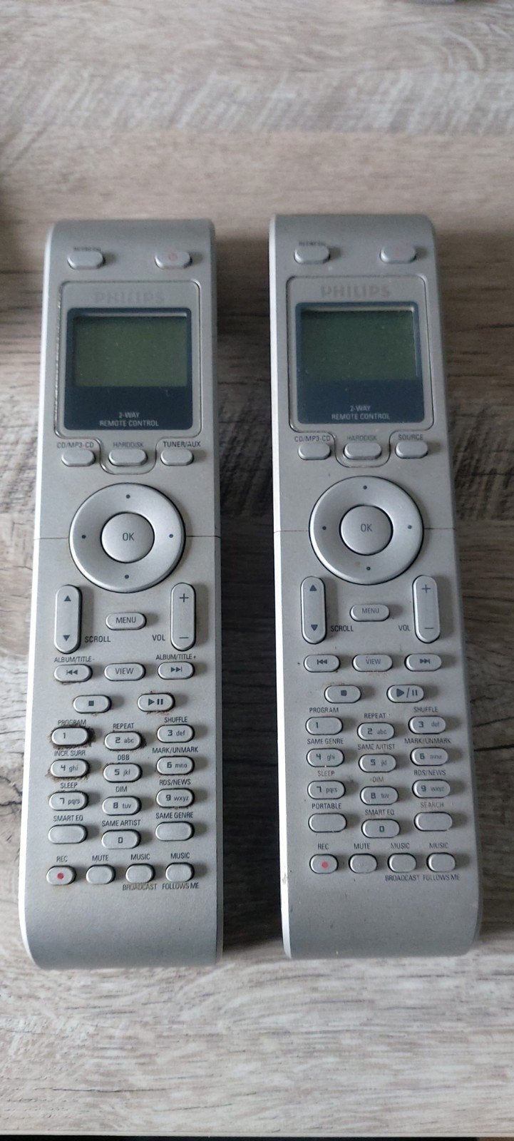Philips afstandsbediening wac(s) 700 en 7000, Gebruikt, Mediaspeler, Ophalen of Verzenden, Origineel
