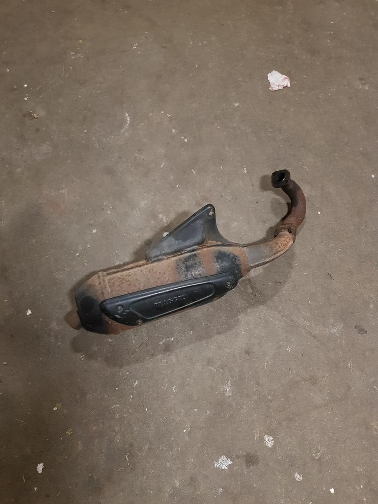 Piaggio skipper 125cc uitlaat 2takt onderdelen zip, Motoren, Ophalen of Verzenden