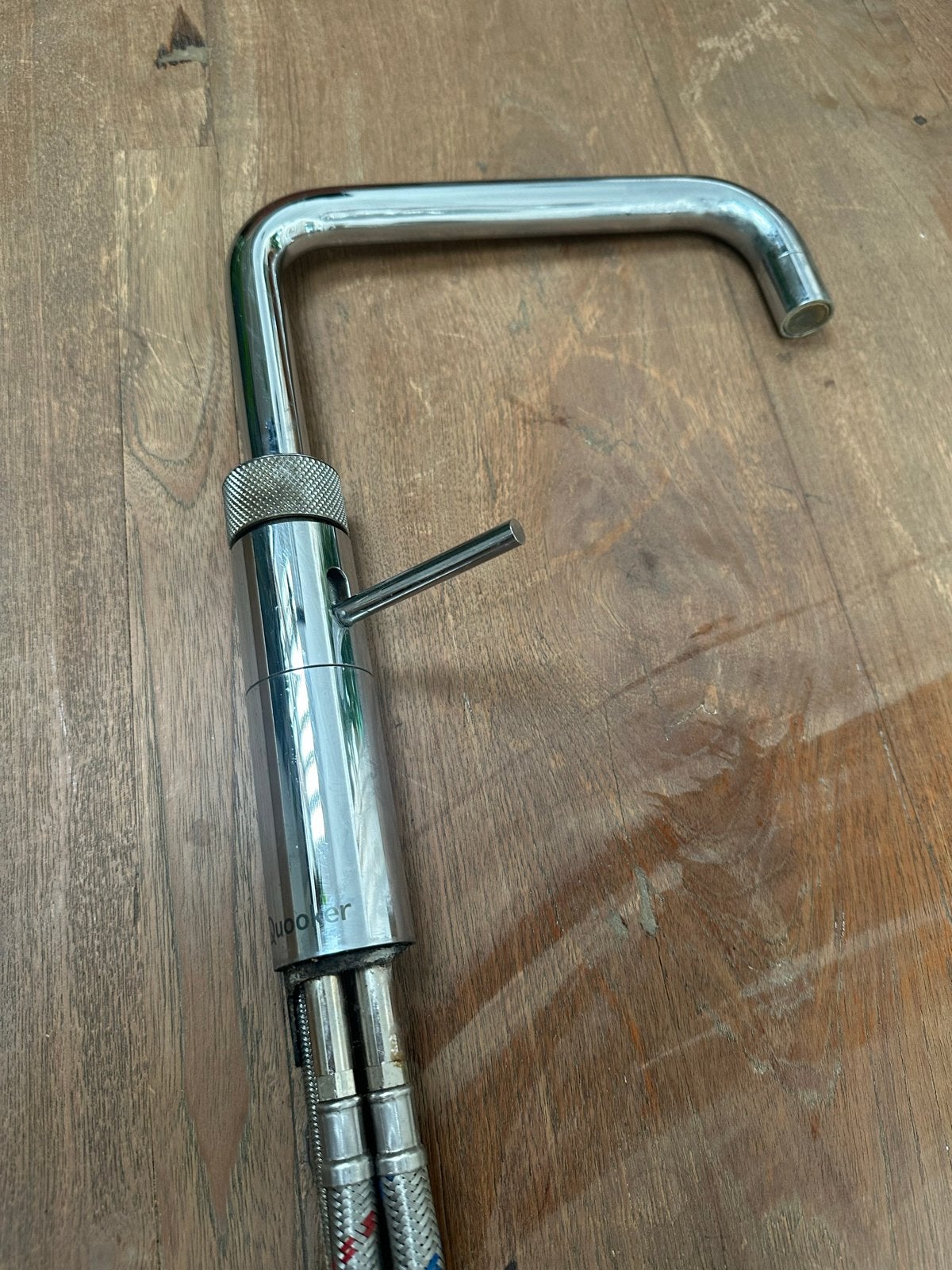 Quooker Fusion Square Chroom Kraan - Zo goed als nieuw, Zilver, Ophalen of Verzenden, Metaal, Overige merken