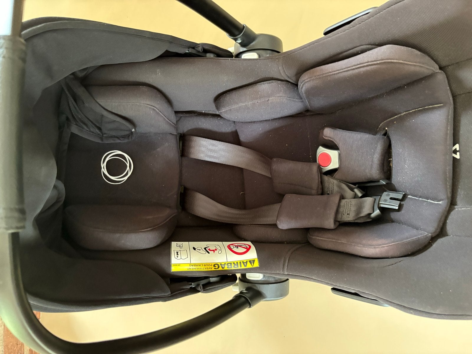 Bugaboo Turtle Air by Nuna autostoel, Autogordel of Isofix, Zijbescherming, Zo goed als nieuw, 0 t/m 13 kg