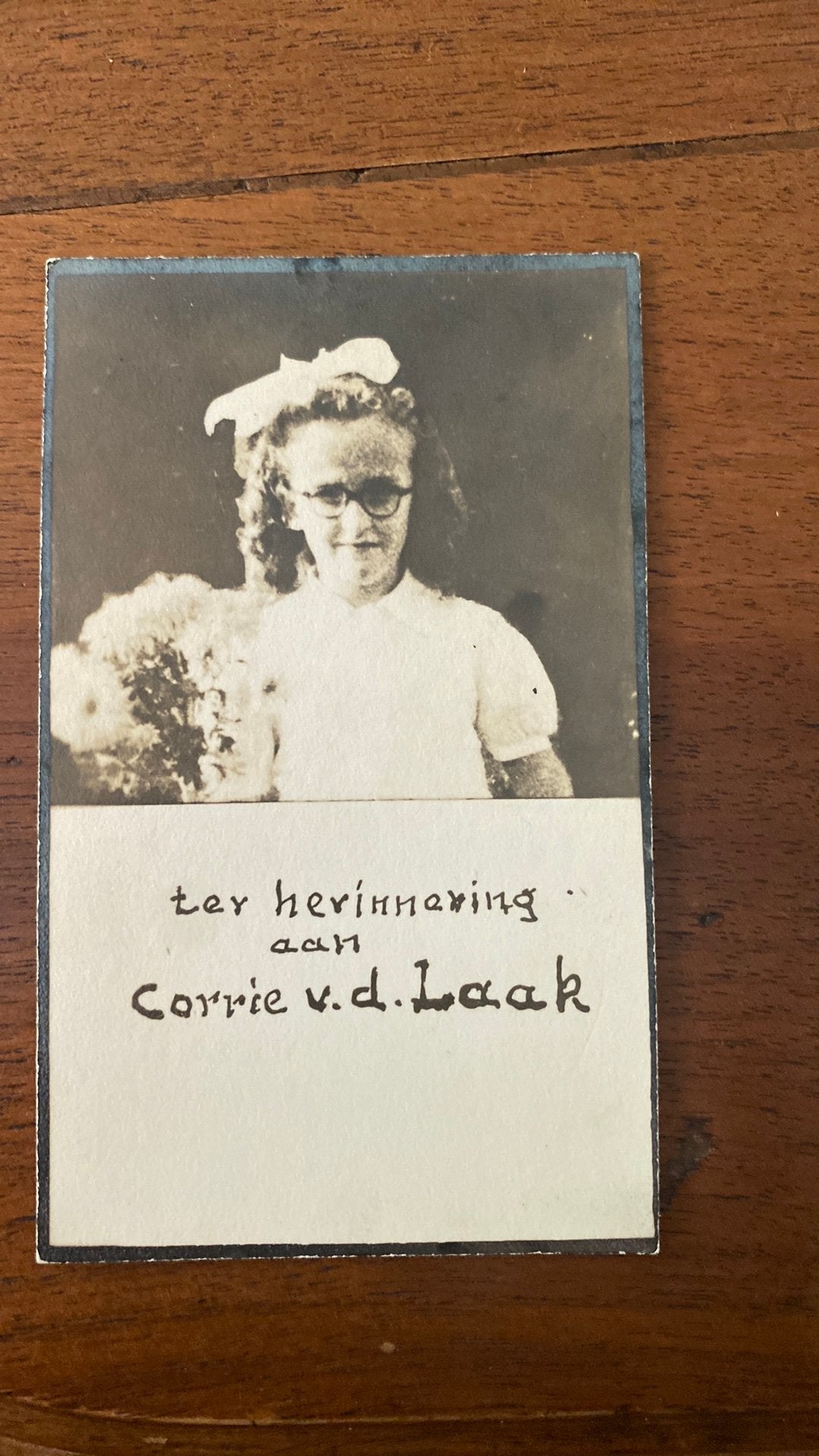 10 jaar Corrie vd Laak 1947 Heeze 1957, Verzamelen, Ophalen of Verzenden