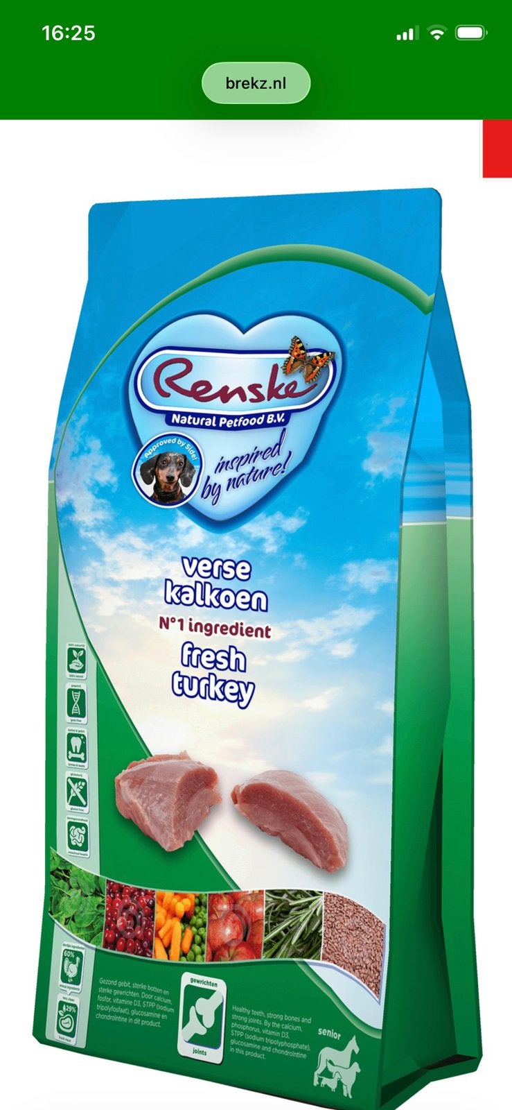 Renske Senior hondenbrokken, Dieren en Toebehoren, Ophalen of Verzenden, Hond