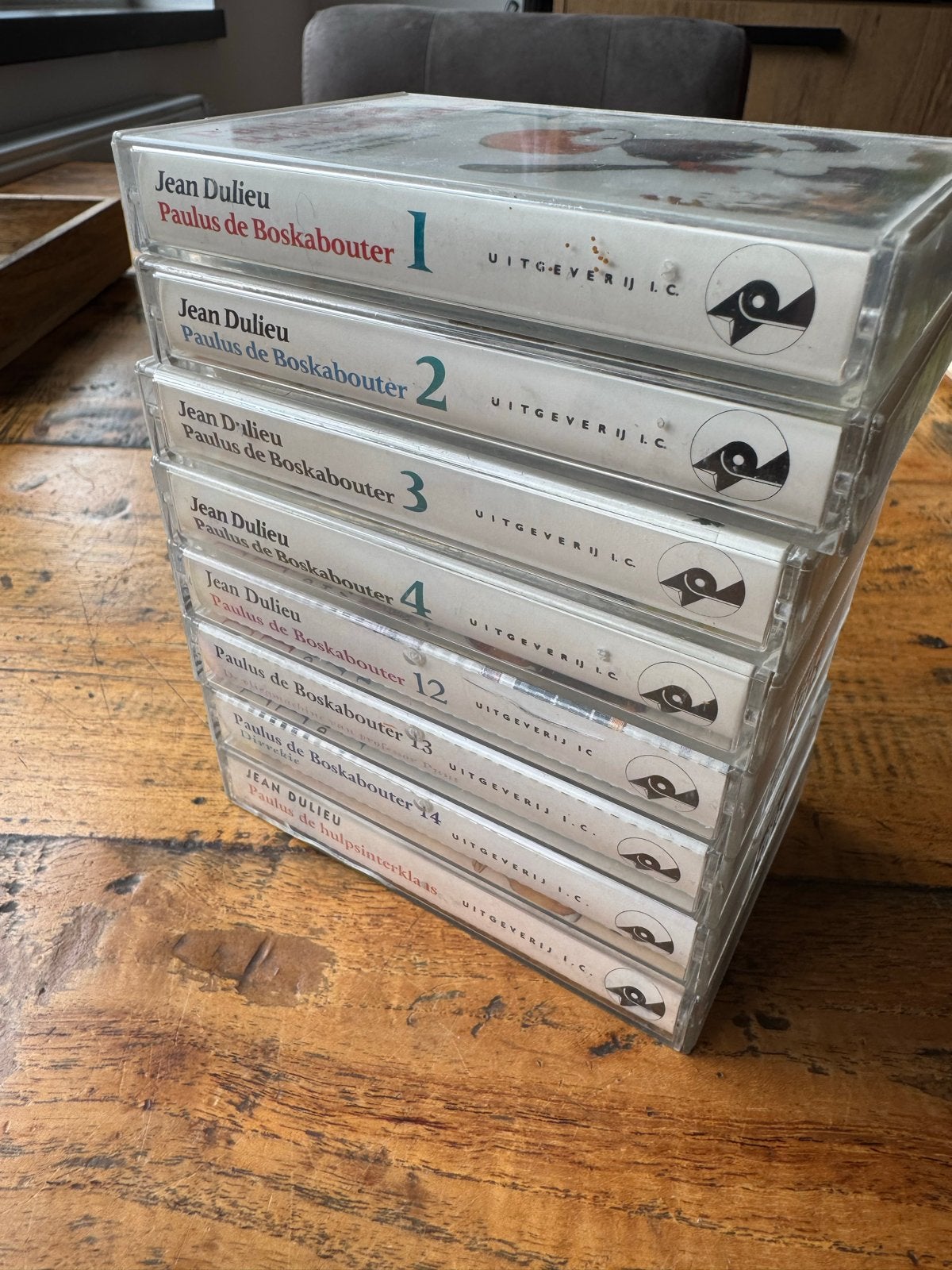 7 Cassettebandjes Paulus de Boskabouter - Nrs. 1,2,3,4,12,13, Cd's en Dvd's, Cassettebandjes, 2 t/m 25 bandjes, Kinderen en Jeugd