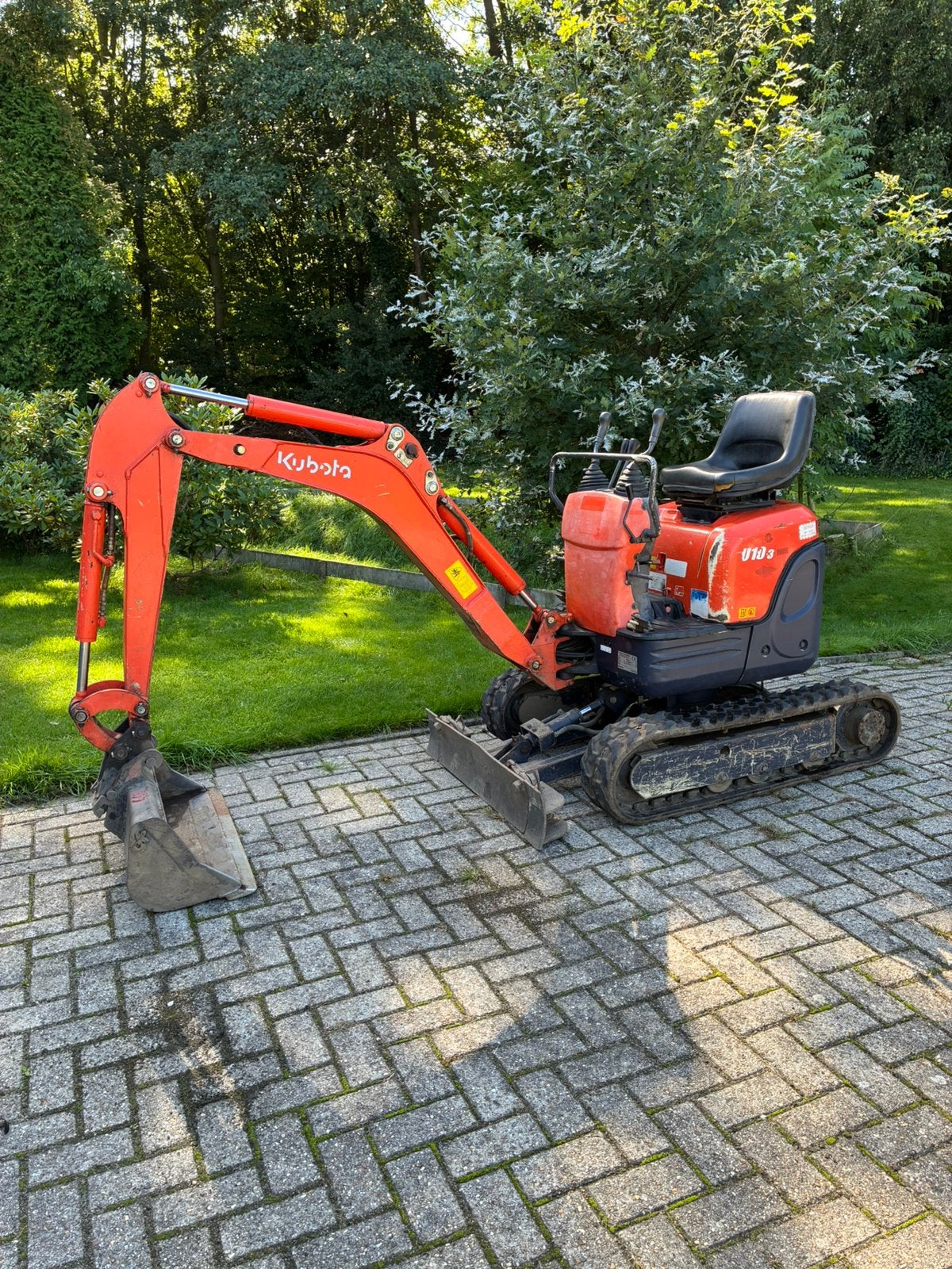 Kubota U10-3 minigraver in nette staat. MARGE!, Zakelijke goederen, Ophalen, Graafmachine