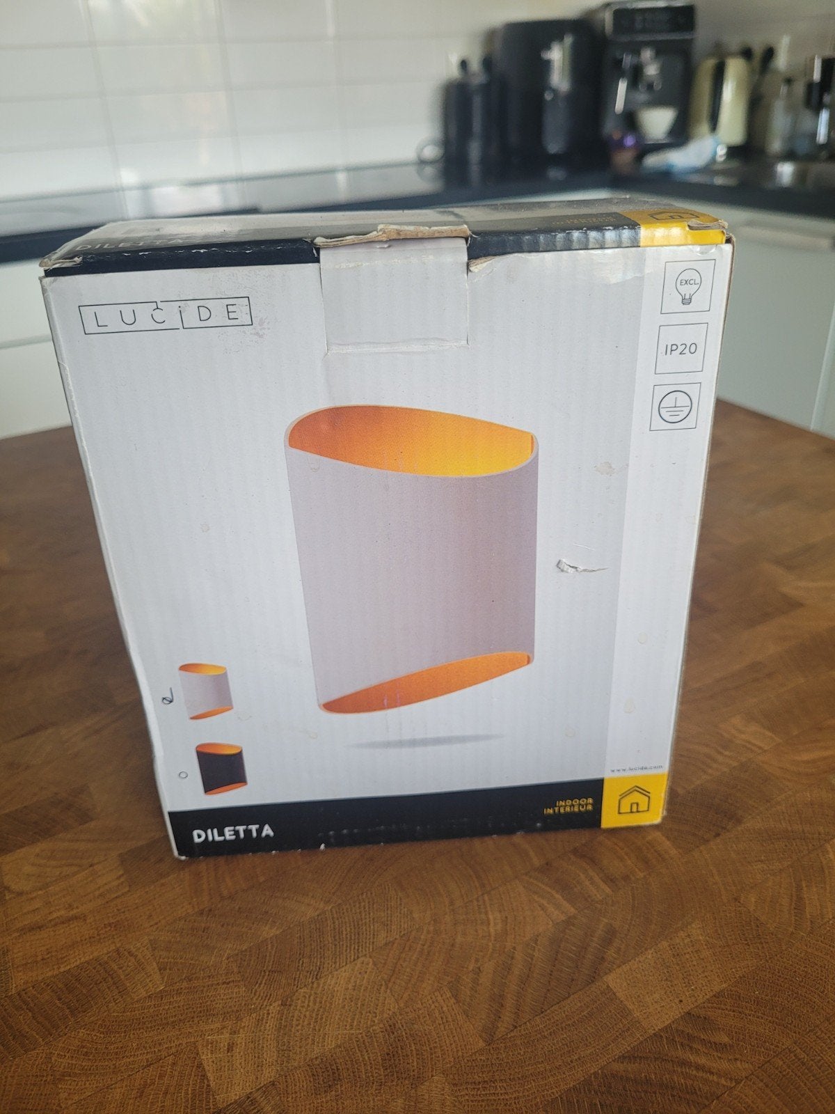Lucide Diletta wandlamp - Nieuw in verpakking, Nieuw, Ophalen of Verzenden, Lucide, Wit