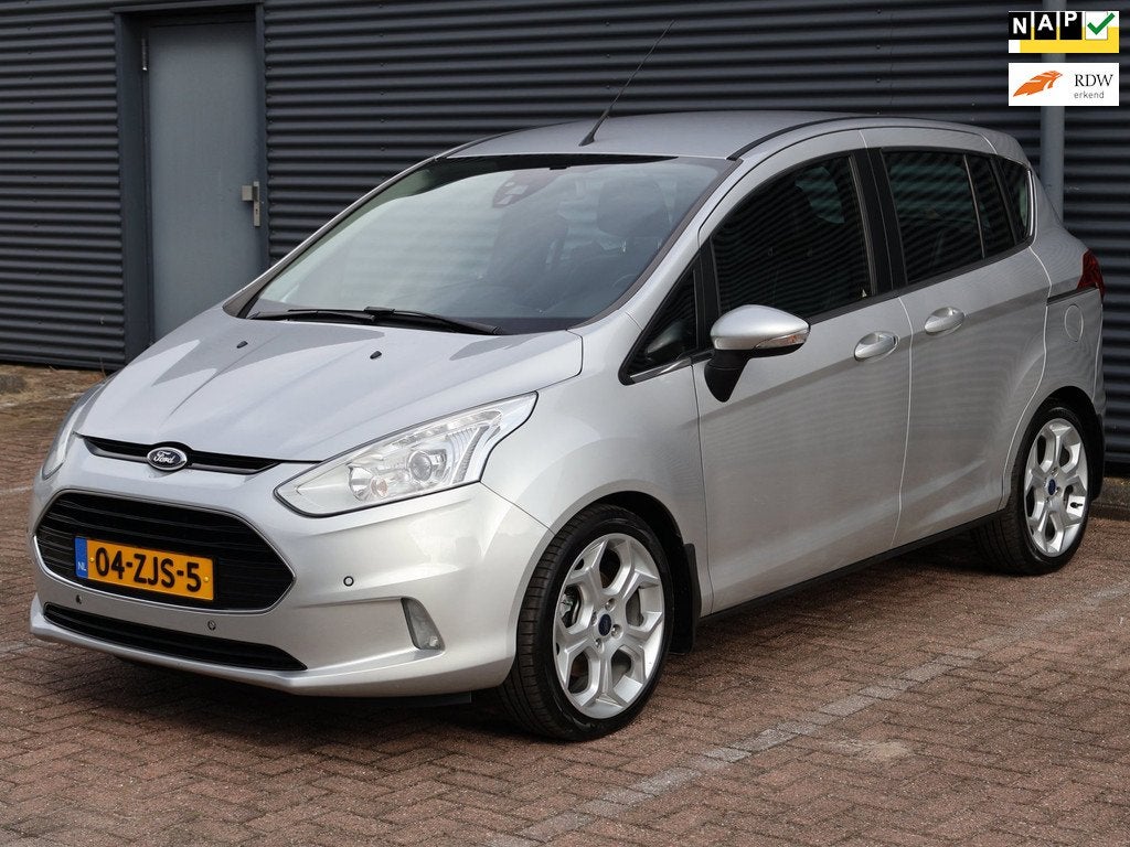 Ford B-Max 1.6 TI-VCT Titanium|Camera|Automaat|Cruise|Climat, Auto's, Ford, Gebruikt, Zwart, B-Max, Leder en Stof