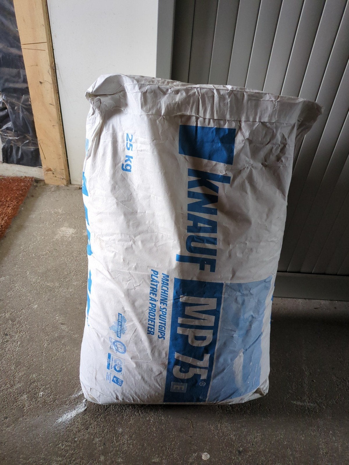 Knauf MP 75 gips pleisterwerk, Overige materialen, Nieuw, Minder dan 5 m², Ophalen