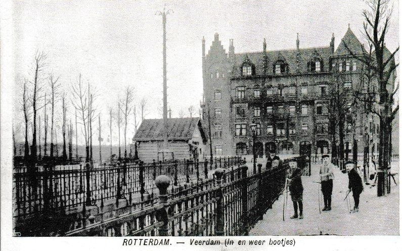 ROTTERDAM - VEERDAM ( Heen en weer bootjes), Ophalen of Verzenden, 1920 tot 1940, Ongelopen, Zuid-Holland