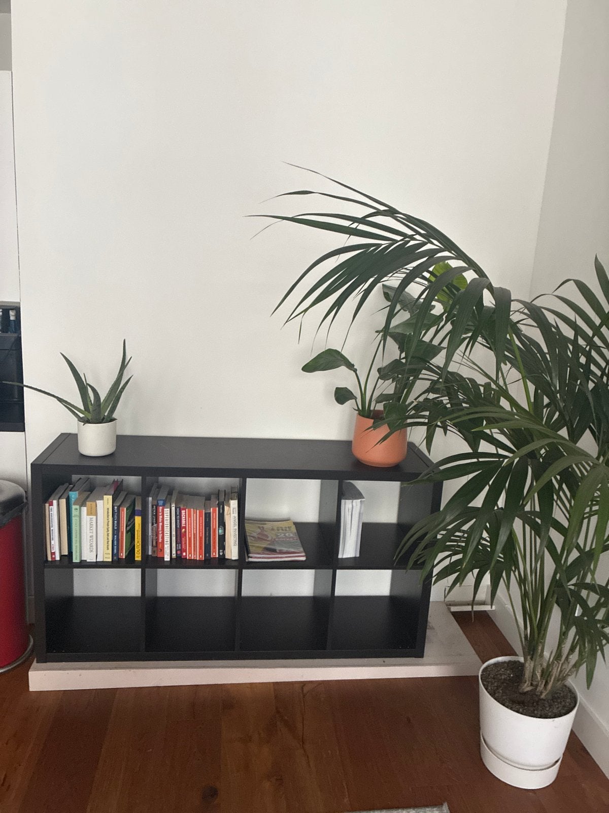 Zwart IKEA Kallax vakkenkast - Boekenkast, Ophalen, Met plank(en), Gebruikt, 100 tot 150 cm