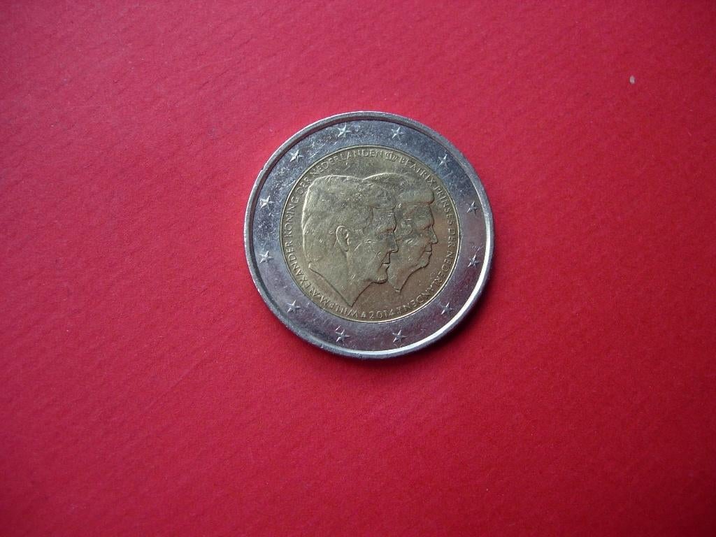 NL Nederland € 2 2014 " 1e verjaardag aanvaarding troon W.A", Postzegels en Munten, Munten | Nederland, Losse munt, Euro's, Koningin Beatrix