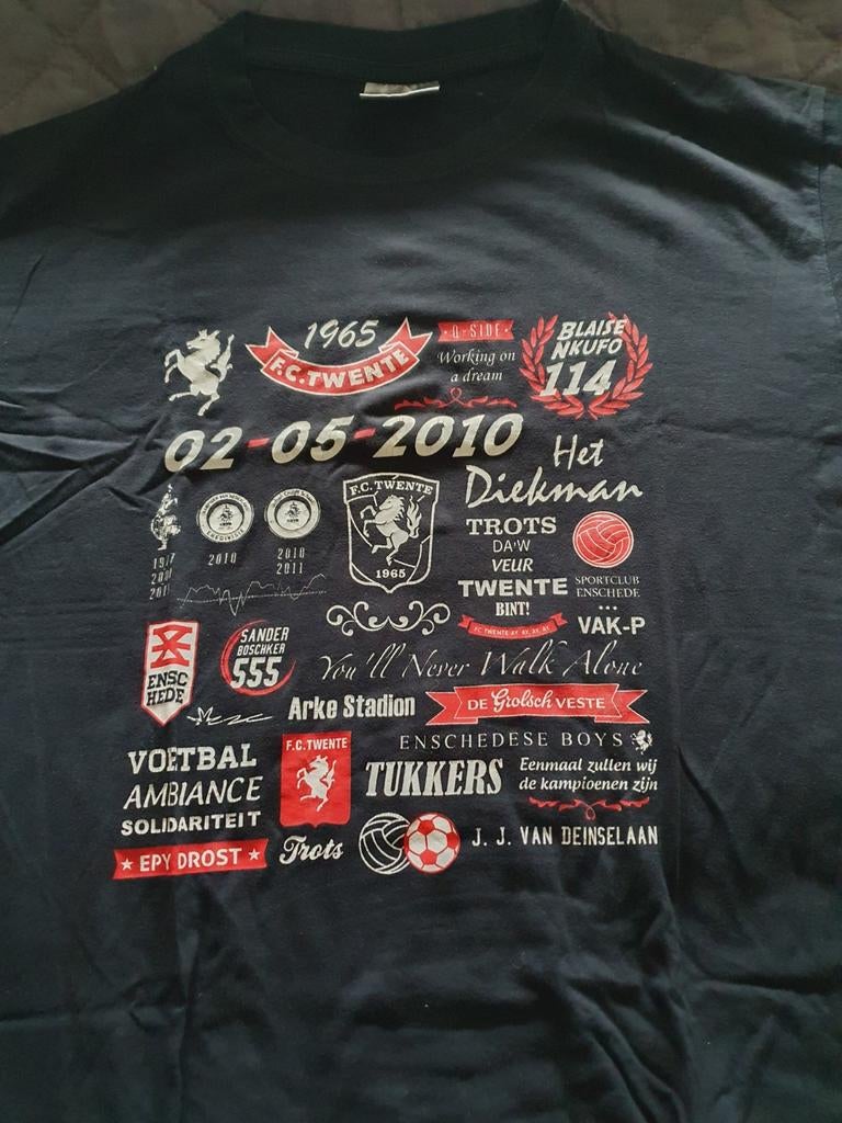 FC Twente kampioen T-shirt maat XL in goede staat, Ophalen of Verzenden, Zo goed als nieuw, F.C. Twente, Shirt