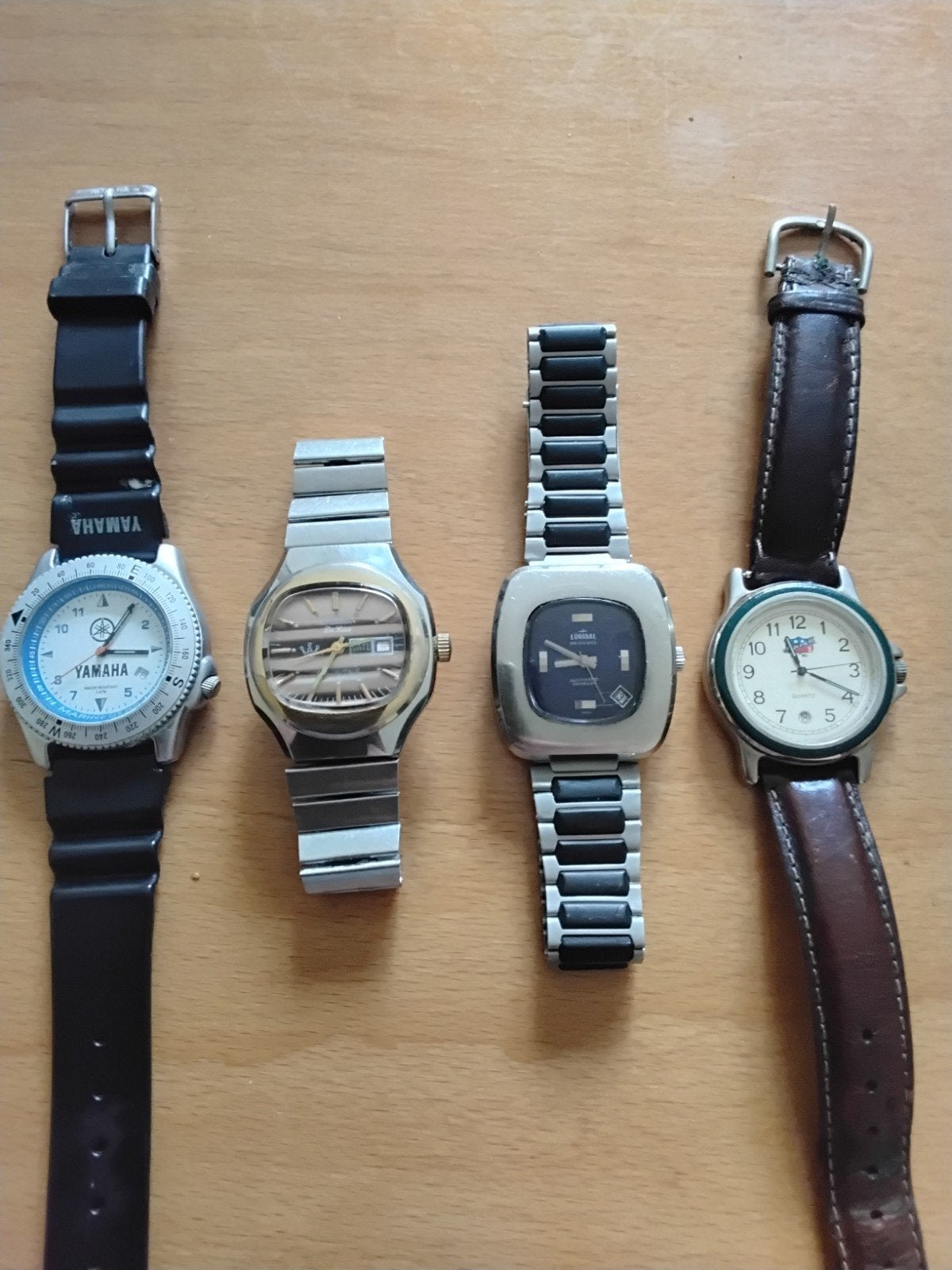 ASEIKON horloge Loridal  Ingersol Yamaha Vintage zie foto,s, Ophalen, Overige materialen, Overige merken