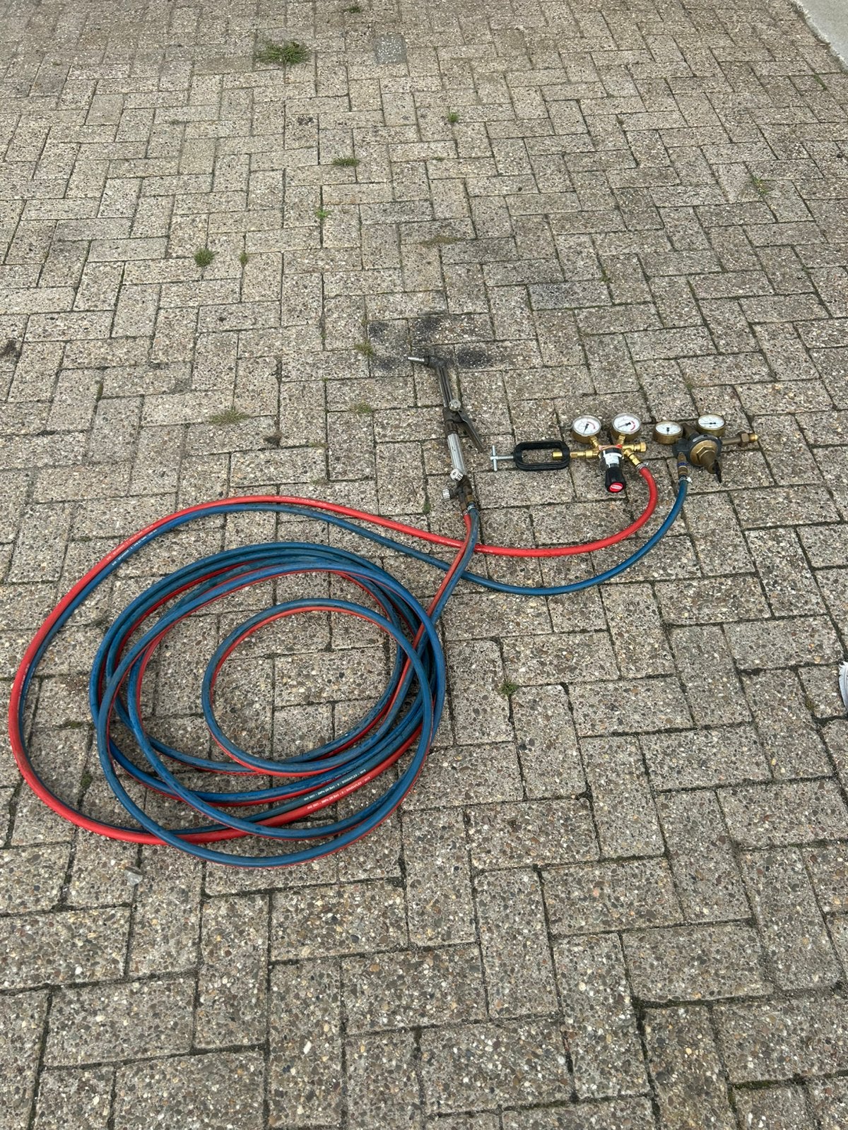 Complete autogeen las- en snijset, Ophalen, Gebruikt