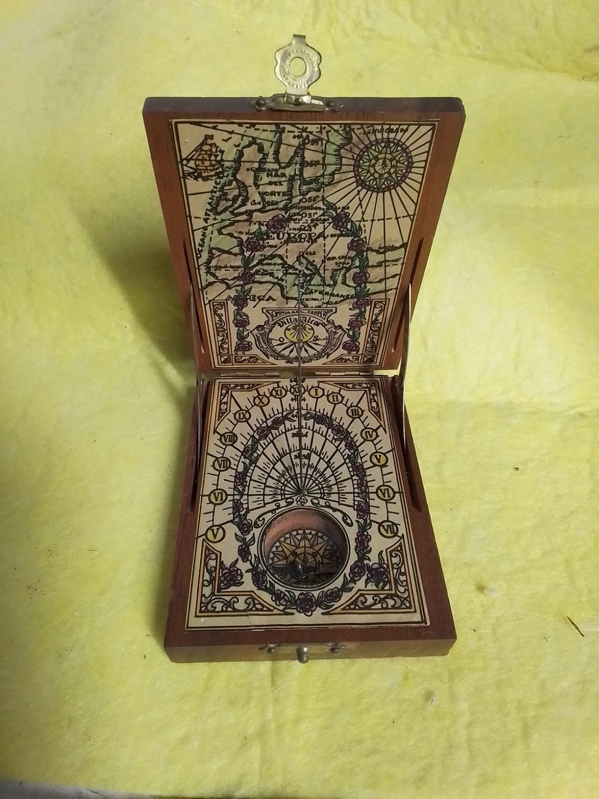 15871) kompas /zonnewijzer, Ophalen of Verzenden