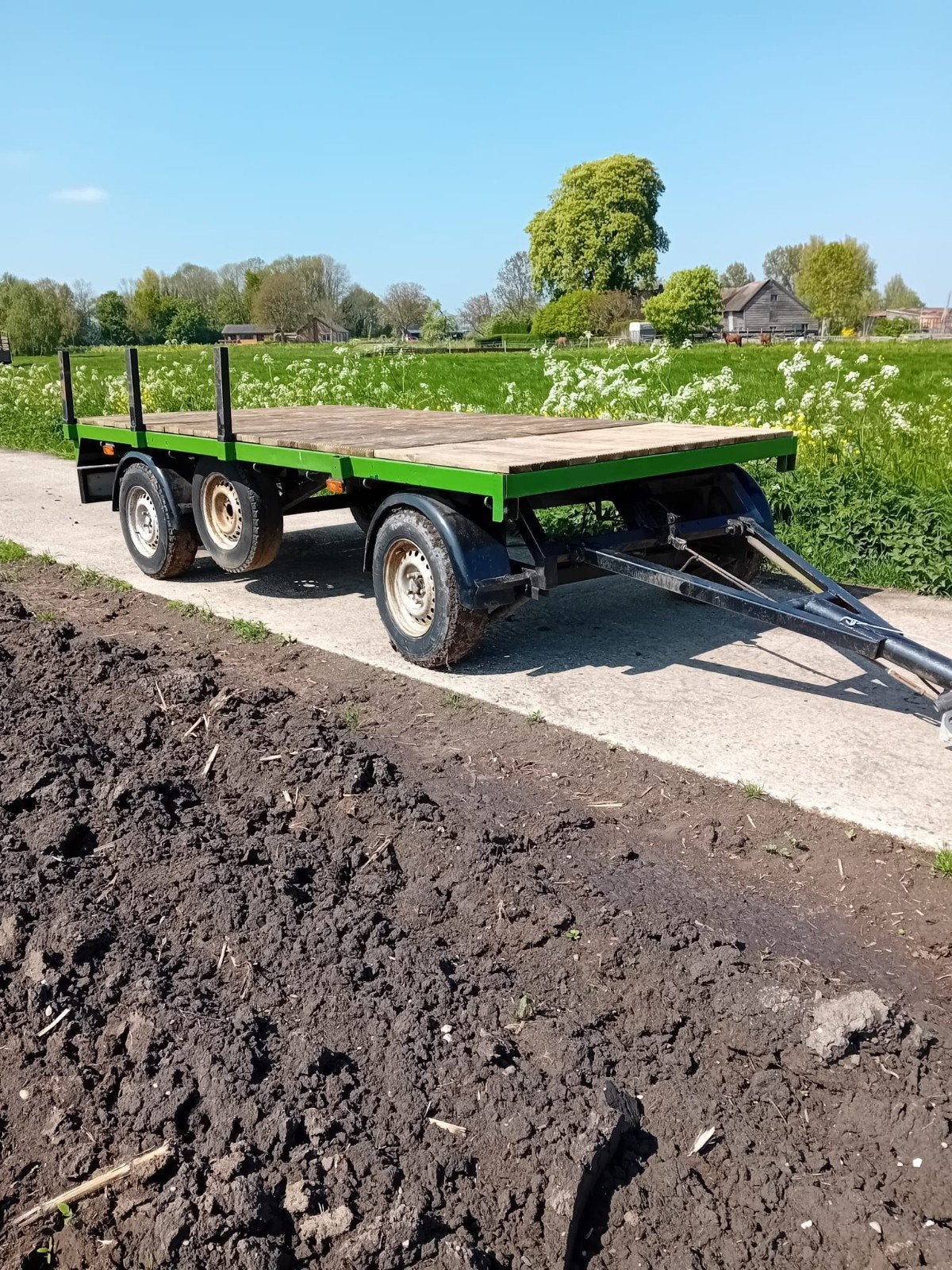 Transportwagen van weel, Ophalen, Gebruikt