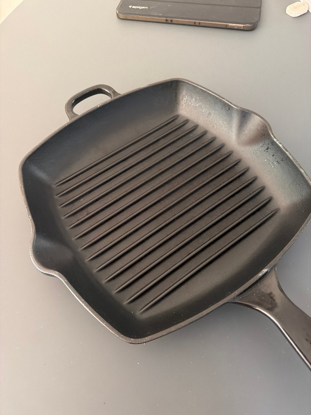 Royal van Kempen & Begeer Gietijzeren Grillpan, Ophalen, Koekenpan, Gietijzer, Zo goed als nieuw