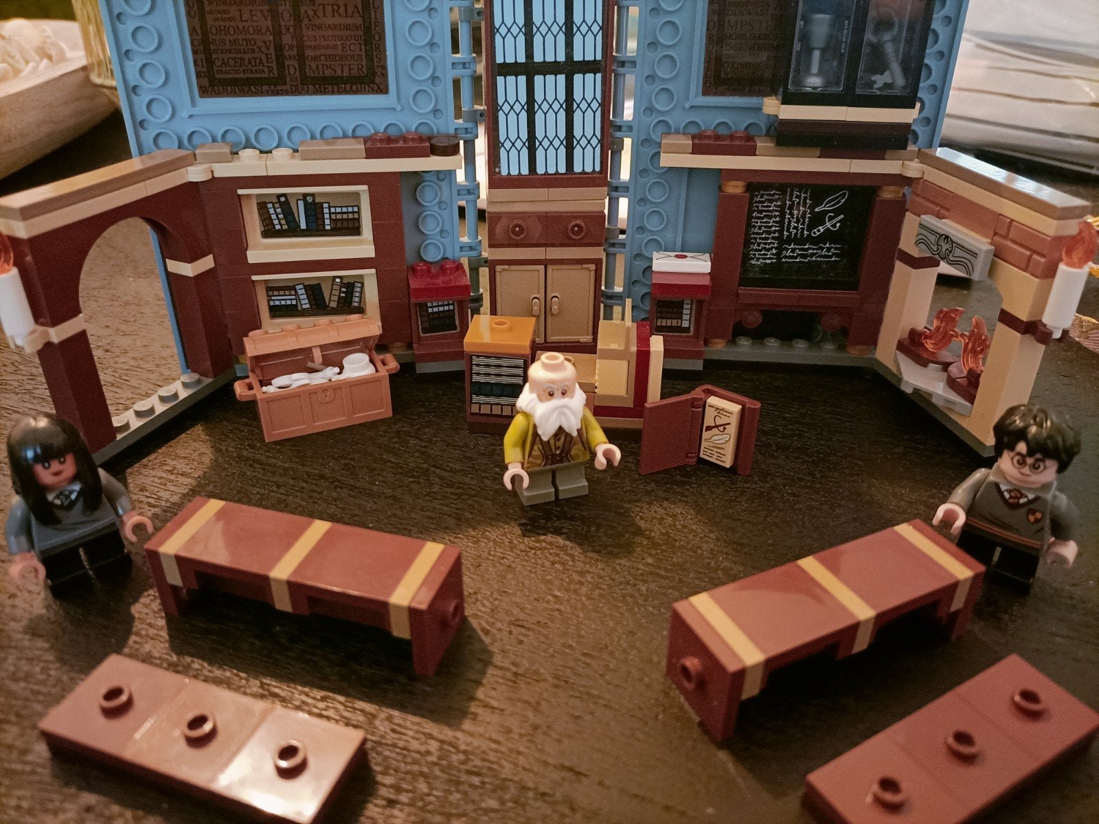 Lego Harry Potter toverlessen boek, Ophalen