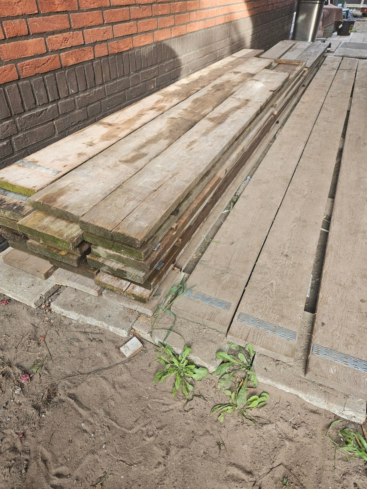 steigerplanken, Ophalen, Gebruikt, Gevelsteiger, 2 tot 5 meter