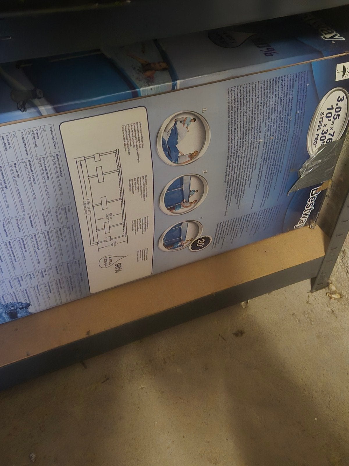 Zwembad, Doe-het-zelf en Verbouw, Ophalen, Overige materialen, Minder dan 4 cm, Minder dan 5 m²