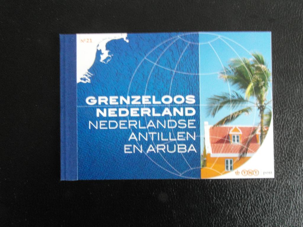 PR21 Prestigeboekje Grenzeloos Ned-Antillen 2008 Postfris, Ophalen of Verzenden, Na 1940, Postfris