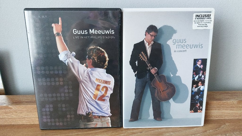 2 Dvd's van Guus Meeuwis, Alle leeftijden, Verzenden, Zo goed als nieuw, Muziekvideo's
