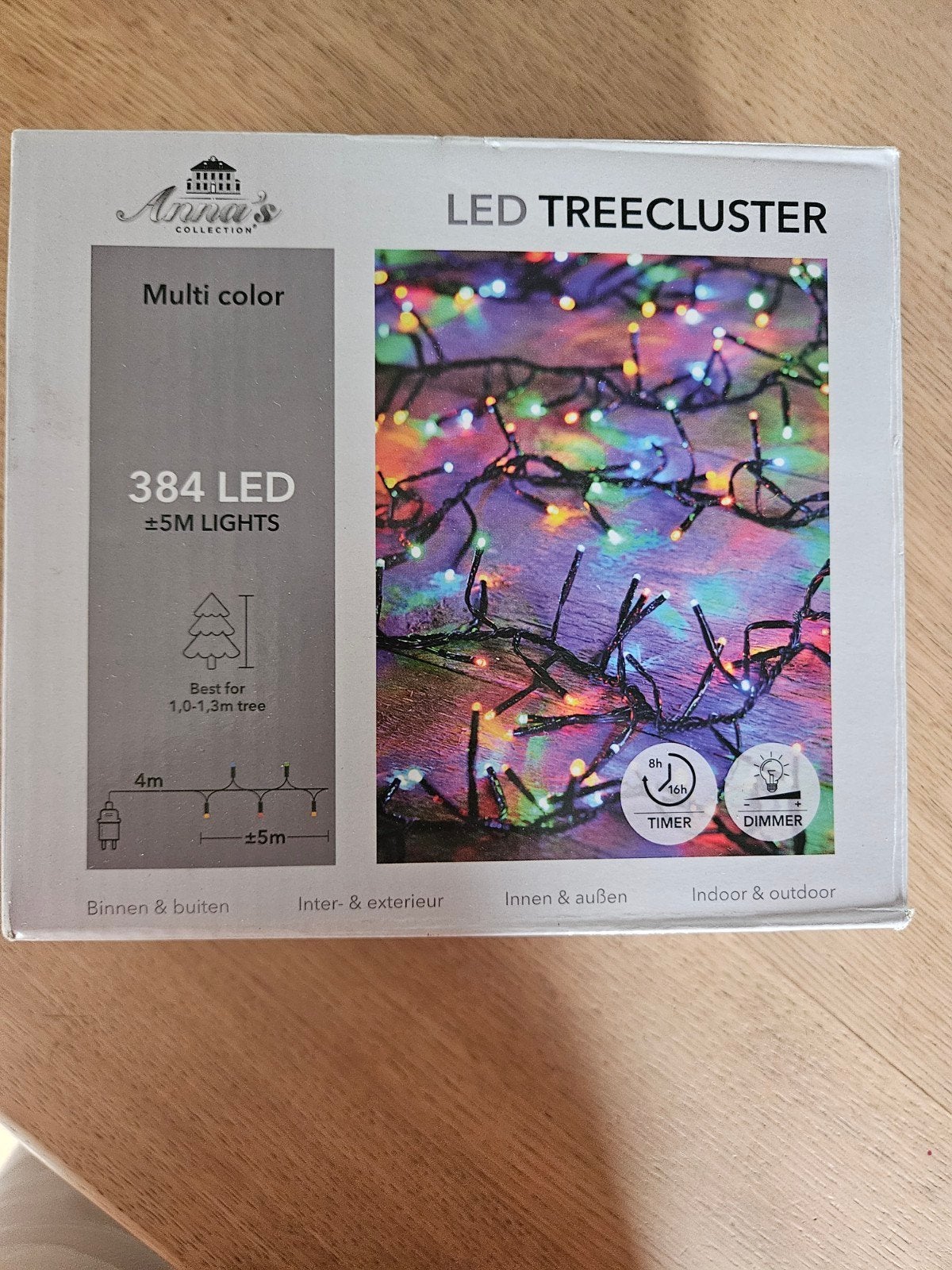 Anna's Collection LED Treecluster - Multicolor 384 LED, Ophalen of Verzenden, Gebruikt