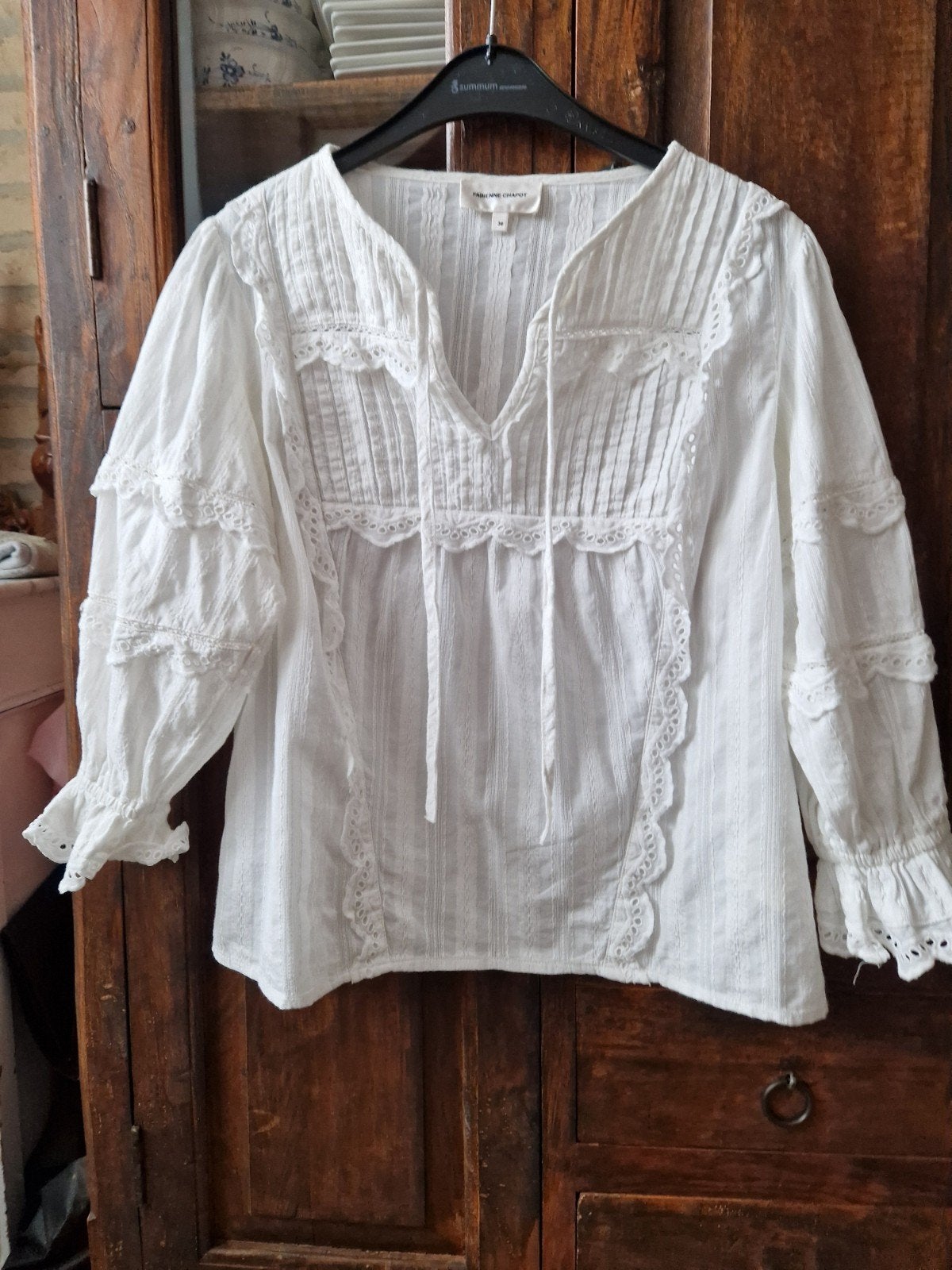 Fabiënne Chapot blouse maat 36, Wit, Ophalen of Verzenden, Zo goed als nieuw, Fabiënne Chapot