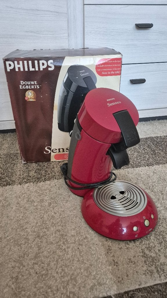 Philips Senseo rood, Ophalen, Gebruikt, Koffiemachine, 2 tot 4 kopjes