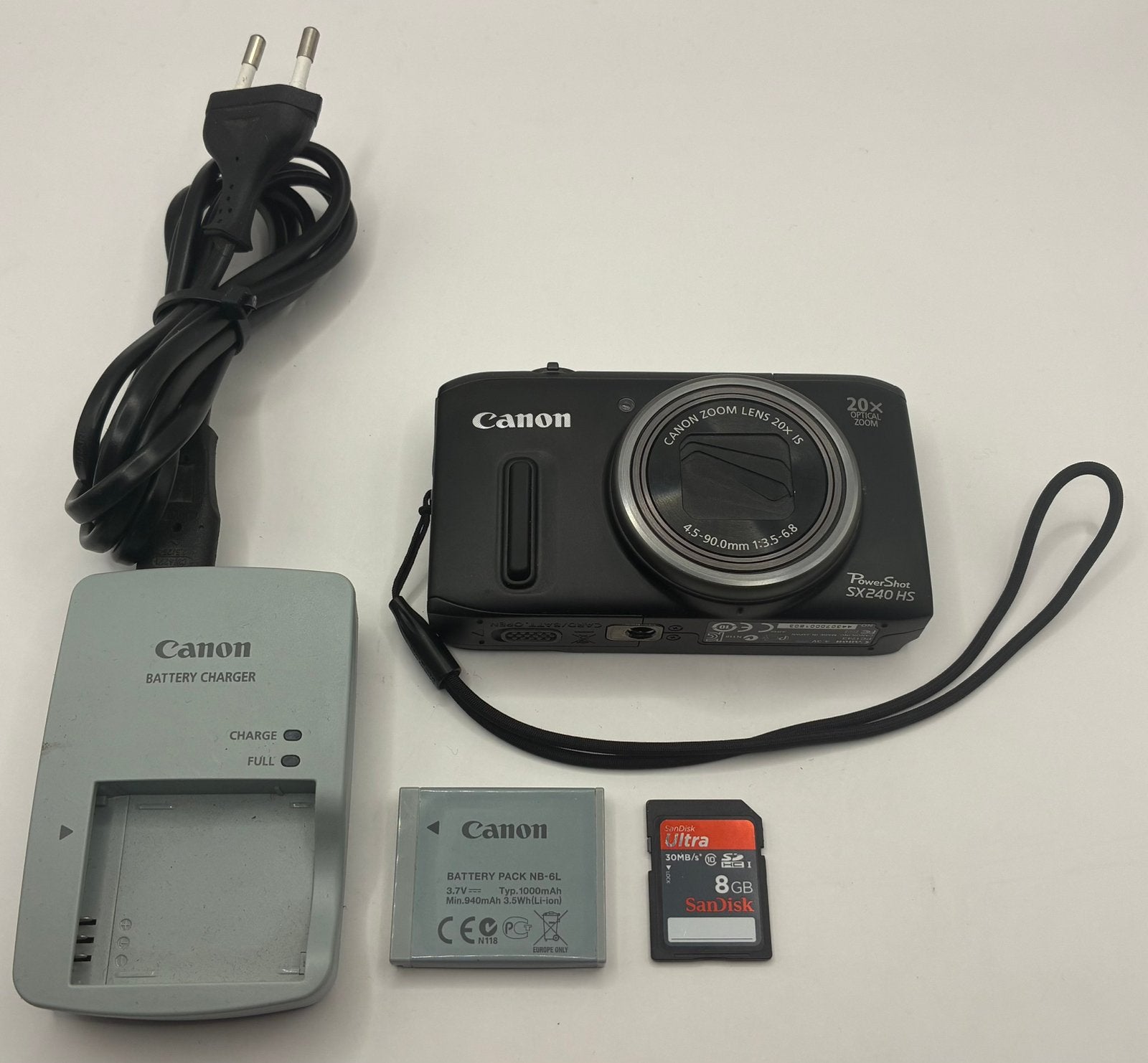 Canon PowerShot SX240 HS - compact camera, Ophalen of Verzenden, Zo goed als nieuw, Canon, 8 keer of meer
