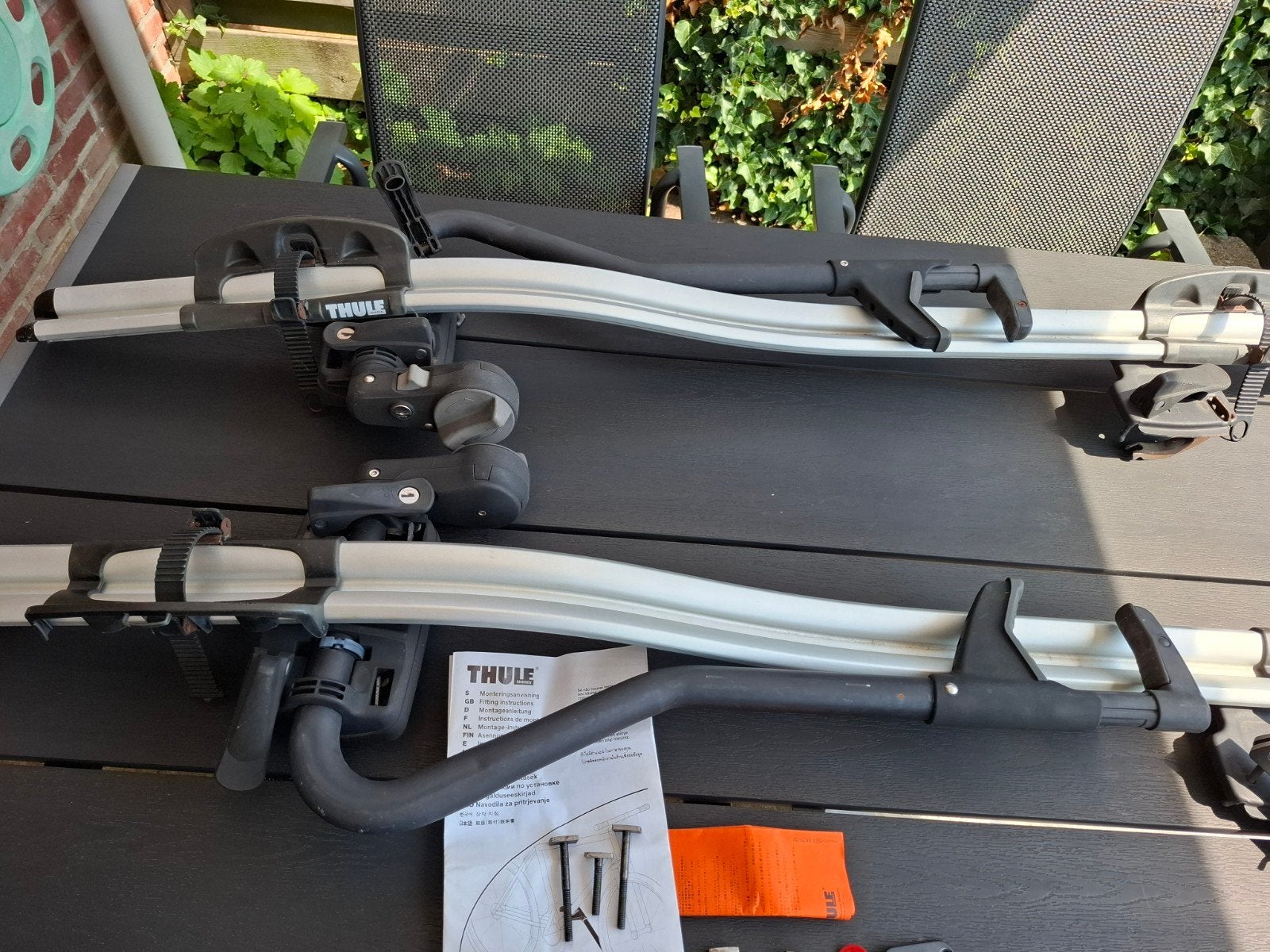 Thule Proride 591 fietsendragers, Auto diversen, Fietsendragers, Dakdrager, Ophalen