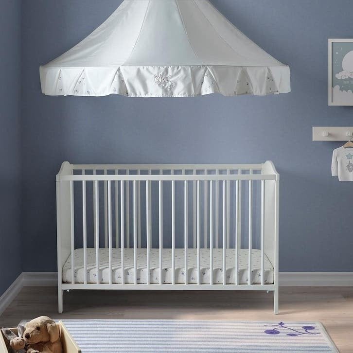 Hennavik Ikea kinderbedje, Gebruikt, Ophalen of Verzenden, Minder dan 140 cm, Matras