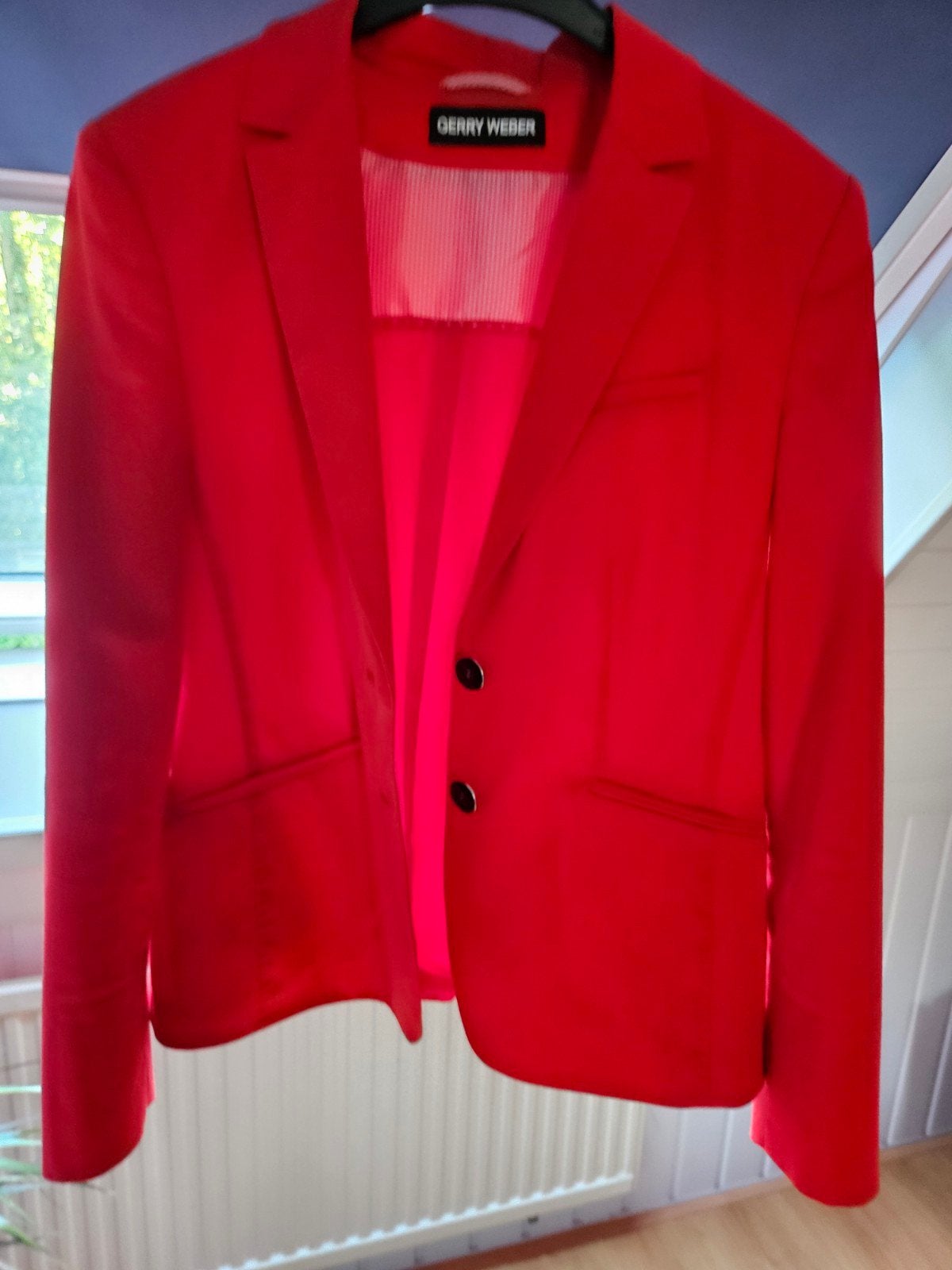 rode blazer Gerry Weber, Ophalen of Verzenden, Zo goed als nieuw, Maat 38/40 (M), Rood
