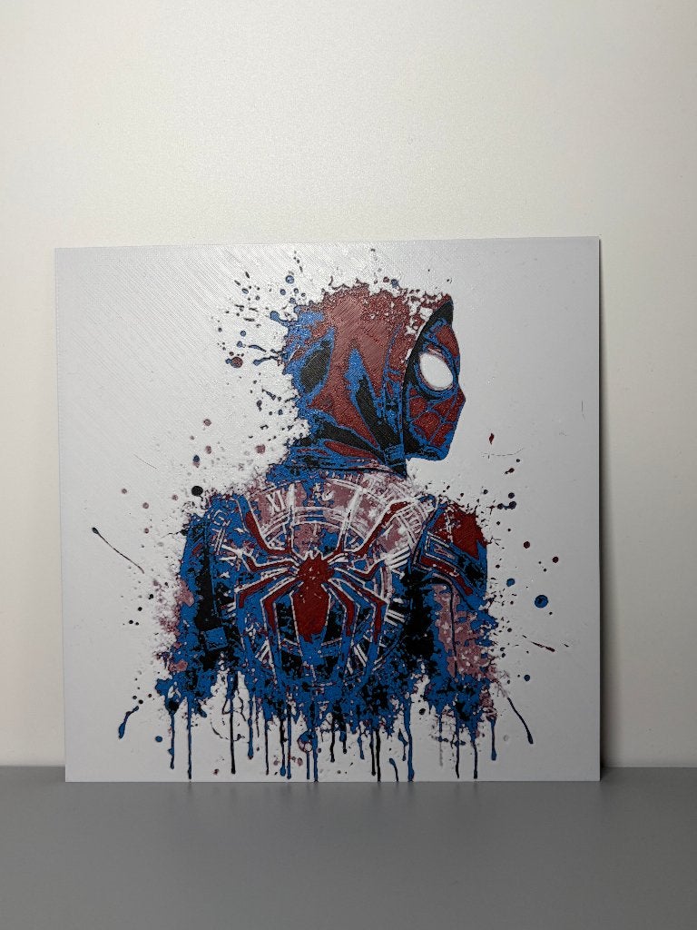 Spider-Man Wall Art 15x15 cm – 3D-geprinte wanddecoratie, Ophalen of Verzenden, Nieuw