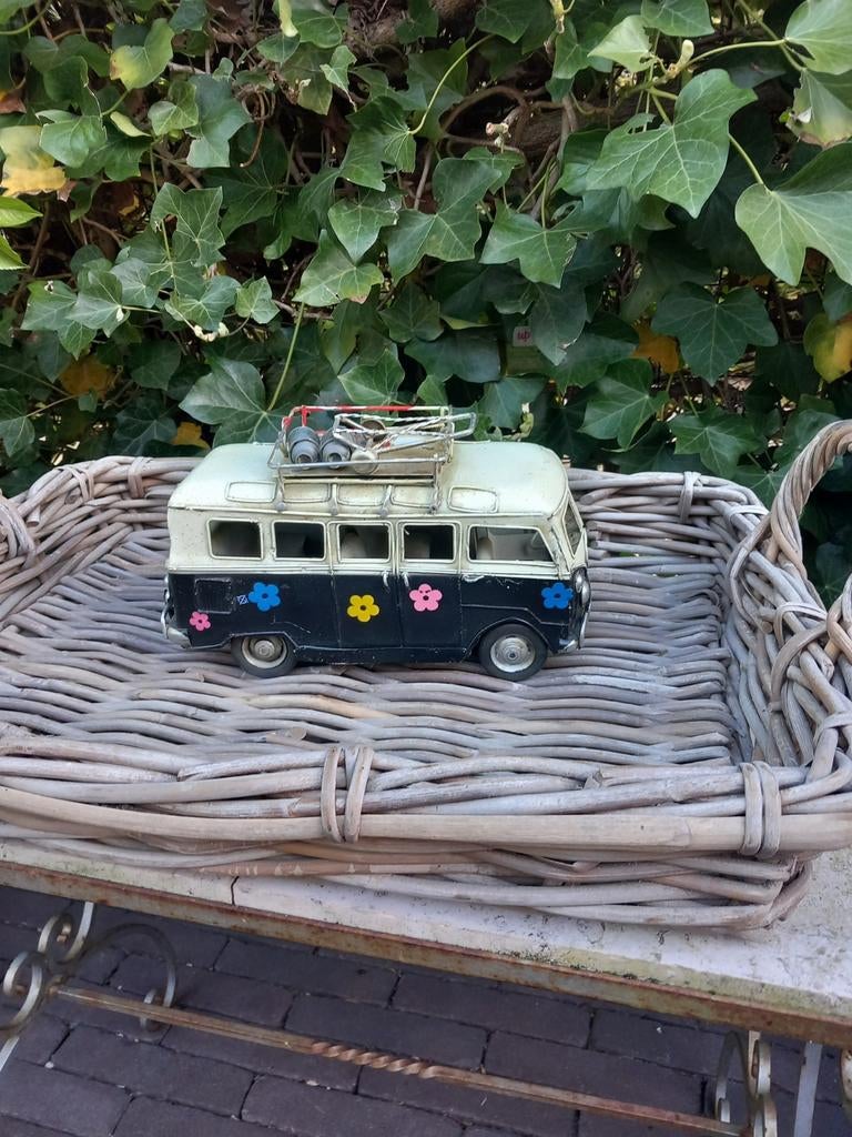 Hippie volkswagen busje, Ophalen of Verzenden, Groter dan 1:32, Auto, Overige merken