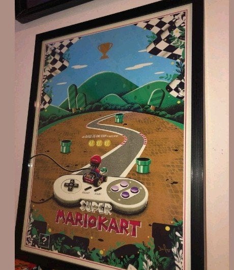 Super mariokart, Ophalen of Verzenden, Zo goed als nieuw, A1 t/m A3, Film en Tv