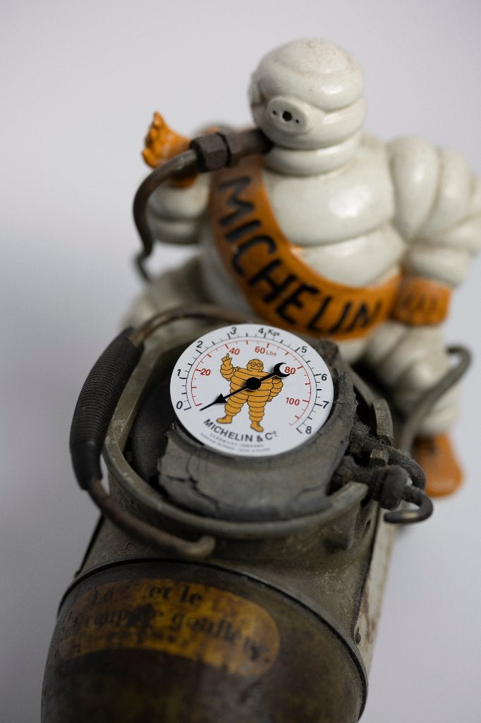 Wijzers manometer Michelin Bibendum compressor, Verzamelen, Ophalen of Verzenden, Nieuw, Auto's