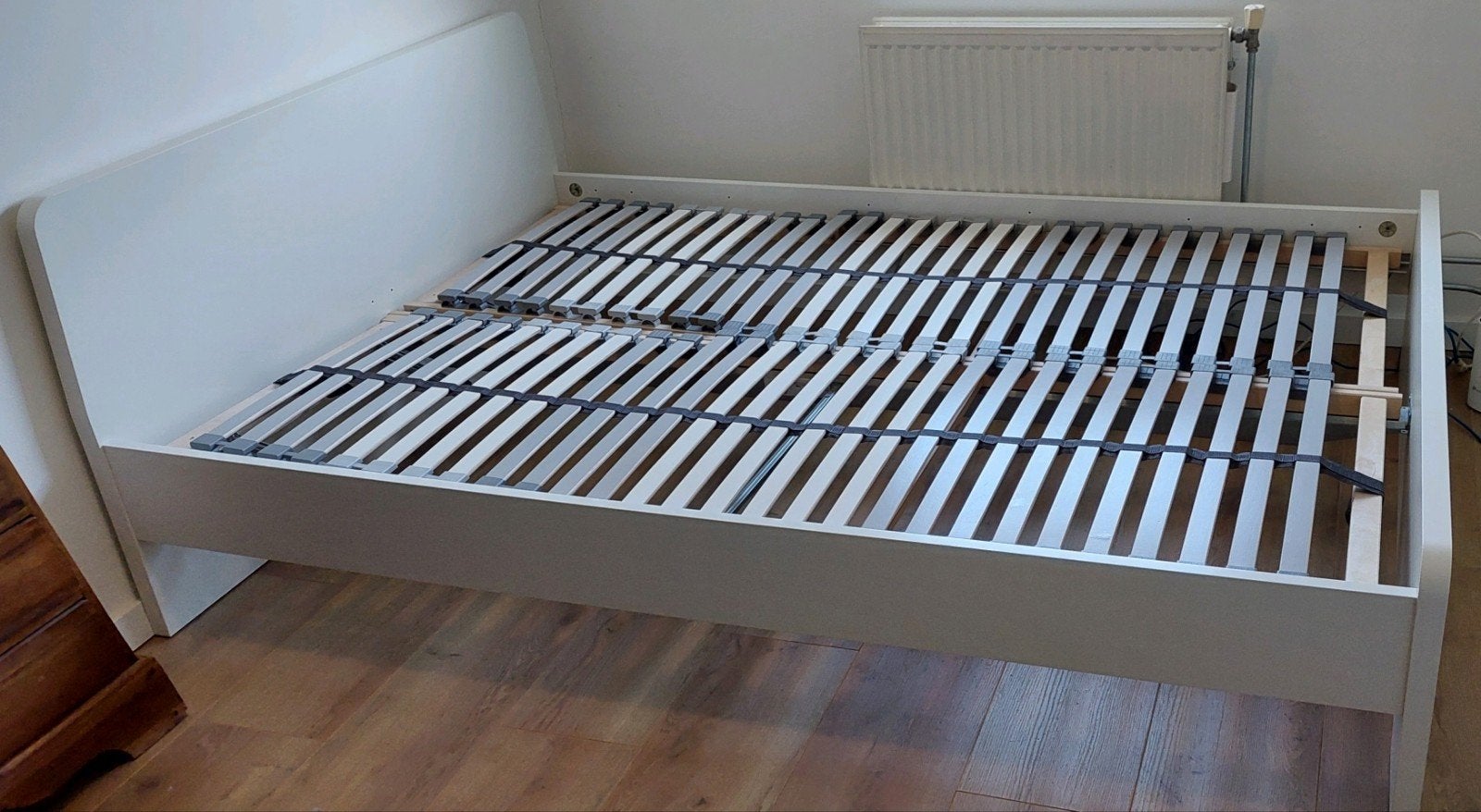 Twijfelaar bed ikea, Huis en Inrichting, Slaapkamer | Bedden, Ophalen, Wit, 140 cm, Twijfelaar