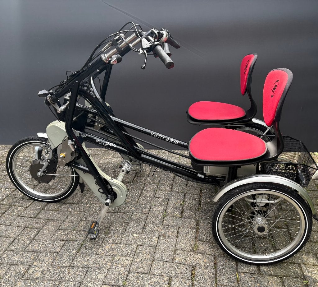 fun2go Van Raam cube duofiets richtingaanwijzers+garantie, Ophalen, Overige typen, Aluminium, Fun2go van raam