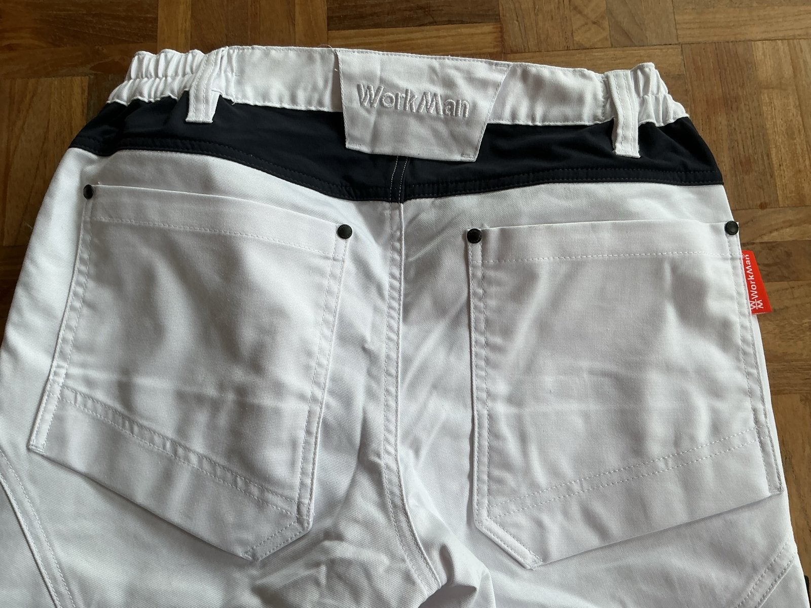WorkMan WM P2S Worker Werkbroek Wit/donker blauw - Nieuw, Ophalen of Verzenden, Nieuw, Heren, Broek