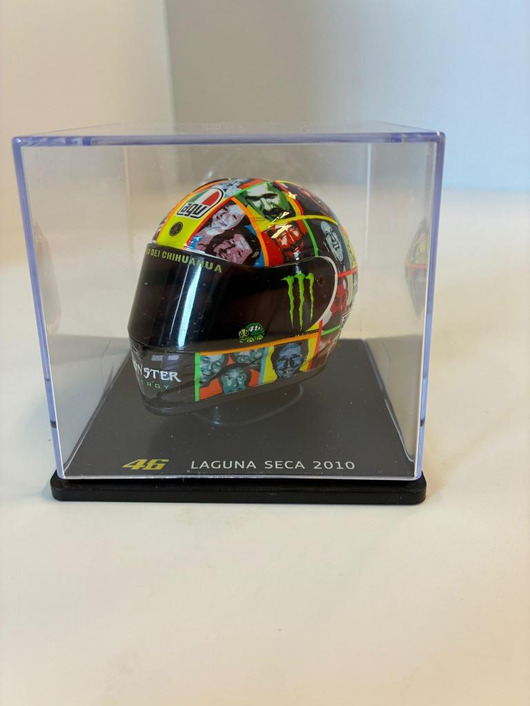 69754: Helm - MotoGP - Valentino Rossi - Laguna Seca 2010, Overige typen, Zo goed als nieuw, Bachsatztstr. 54 D 72131 Ofterdingen, Germany