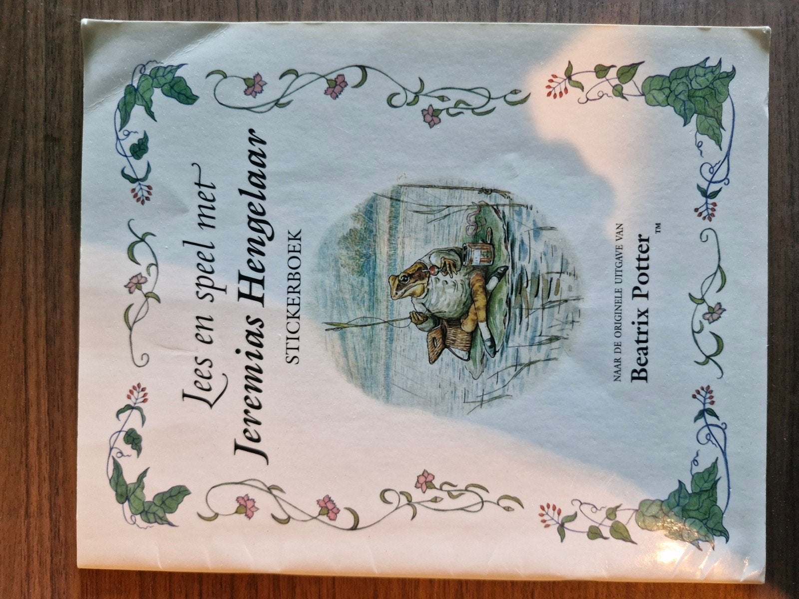 Lees en speel met Jeremias Hengelaar - Stickerboek, Boeken, Gelezen, Beatrix Potter, Ophalen of Verzenden, 2 tot 3 jaar