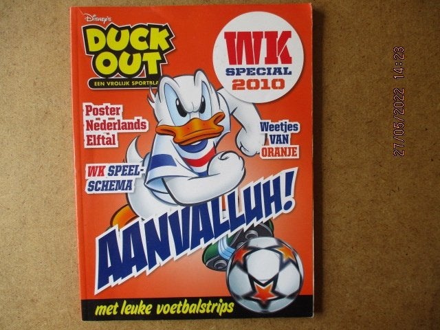 adv6554 duck out wk special 2010, Eén stripboek, Ophalen, Gelezen