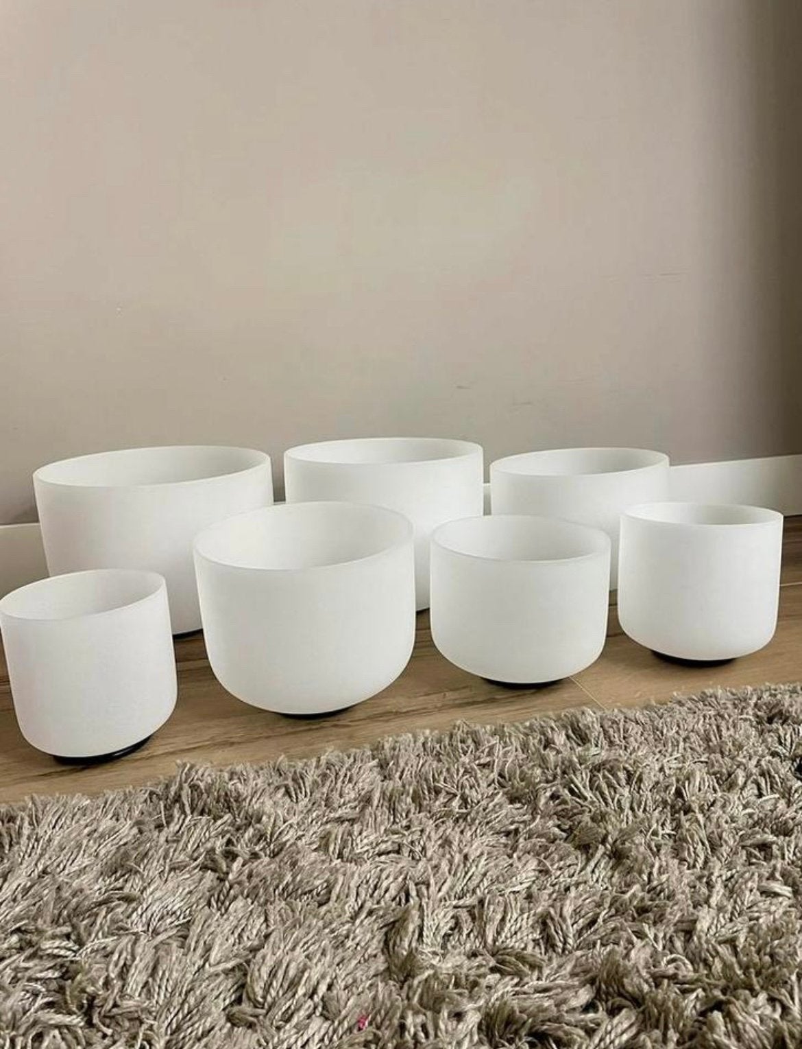 432 Hz Crystal Singing Bowls Set - 7 Klankschalen Chakra Set, Hillscollective@outlook.com, HILLS Essentials, Nieuw, Ophalen of Verzenden
