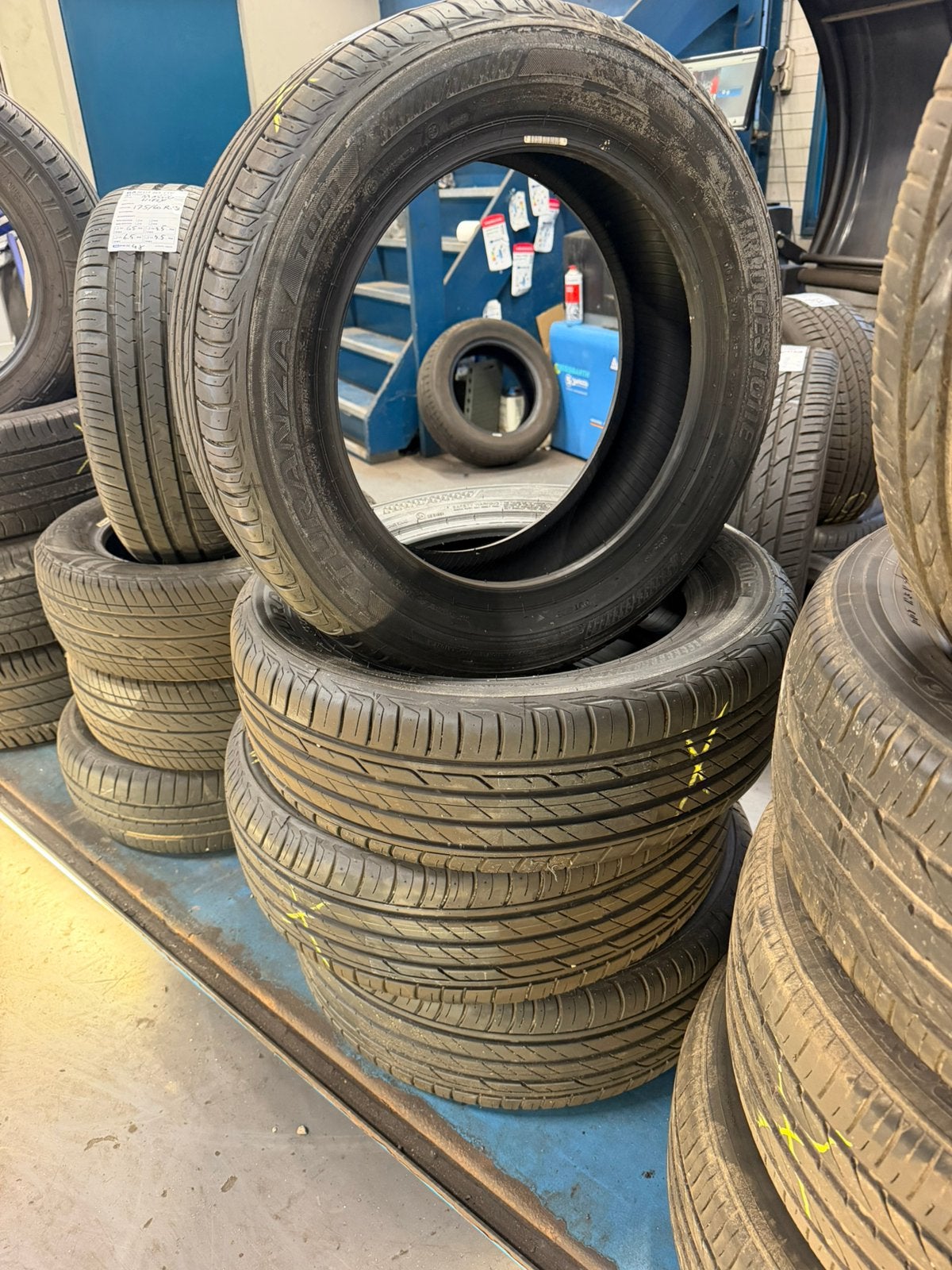 4x 195/60 R16 nieuwe Bridgestone turanza zonerbanden, Ophalen, Nieuw