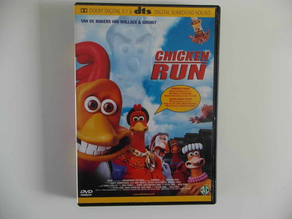 Chickenrun. Dvd. Van de makers van Wallace en Gromit., Alle leeftijden, Ophalen of Verzenden, Zo goed als nieuw