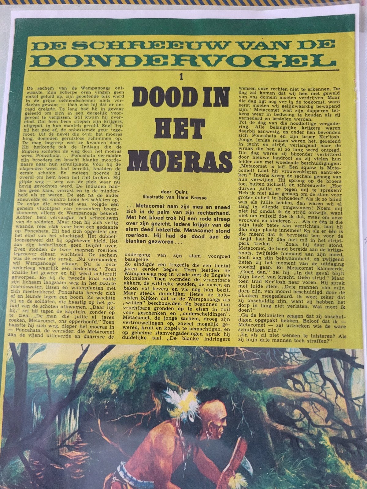 Hans G. Kresse en Anton Quint De Schreeuw van de Dondervogel, Verzenden, Zo goed als nieuw, Hans G. Kresse en Anton Quintana